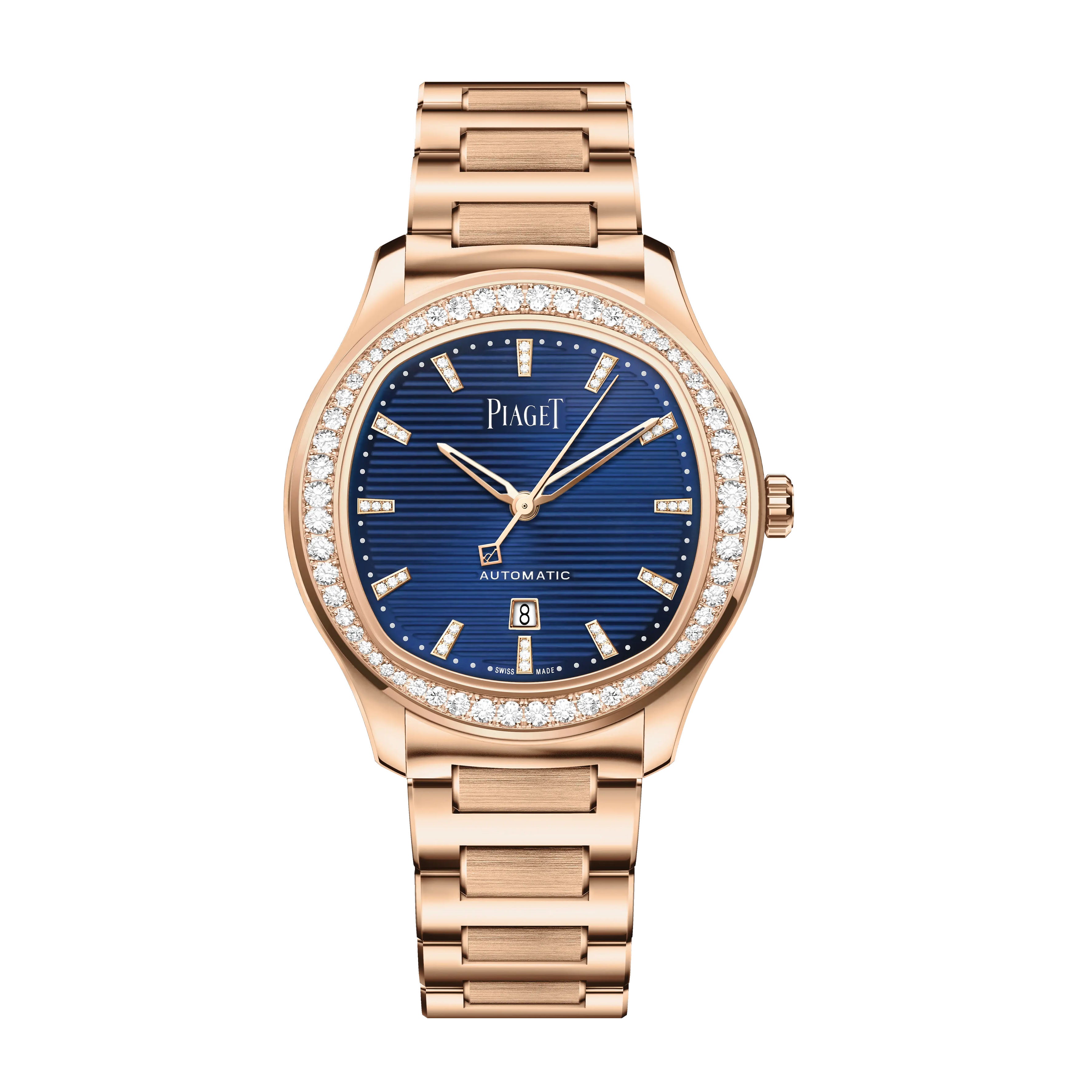 Piaget Polo Date Watch, 36mm Blue Dial, G0A49029