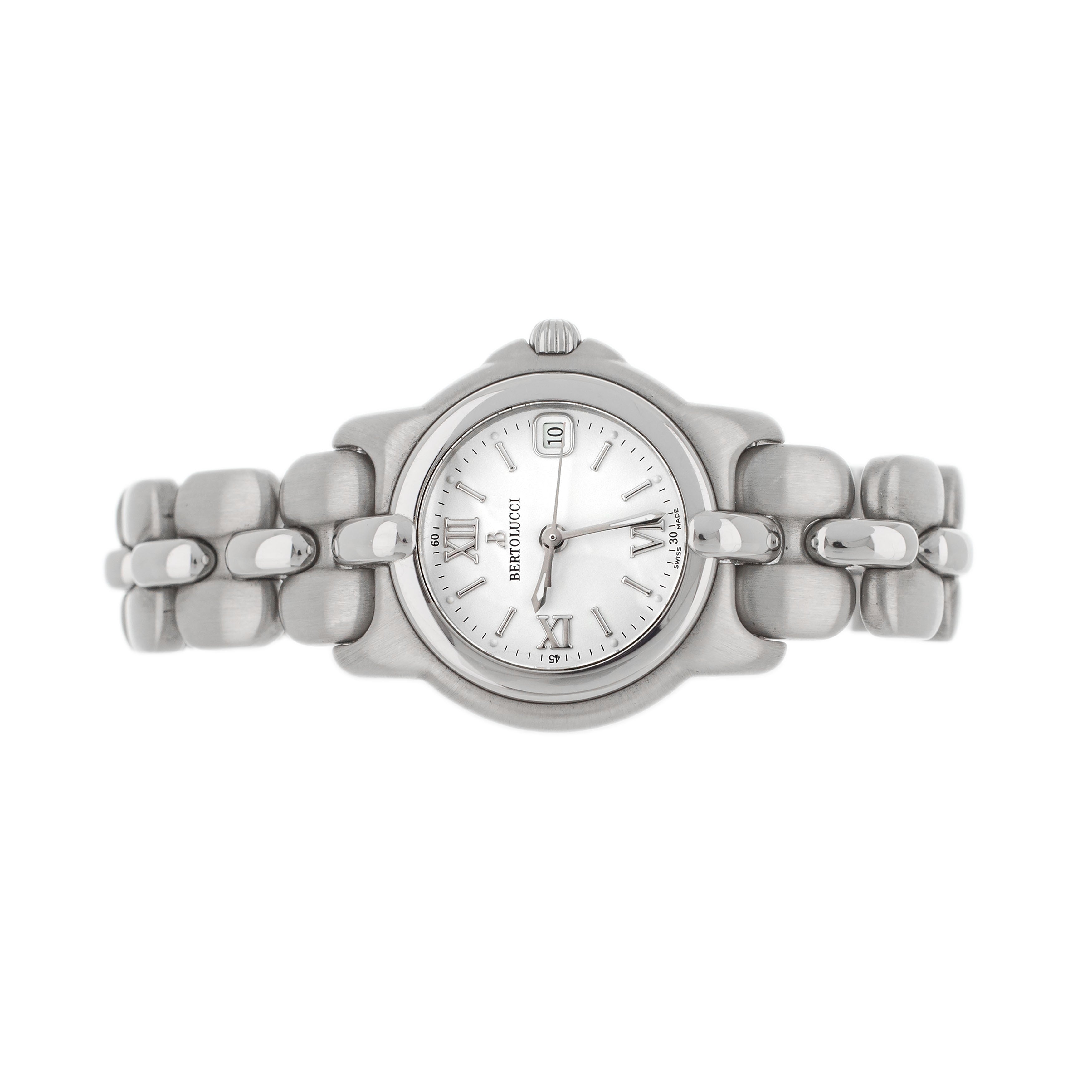 Bertolucci Pulchra Date Stainless Steel White Dial 24mm 083.41.A