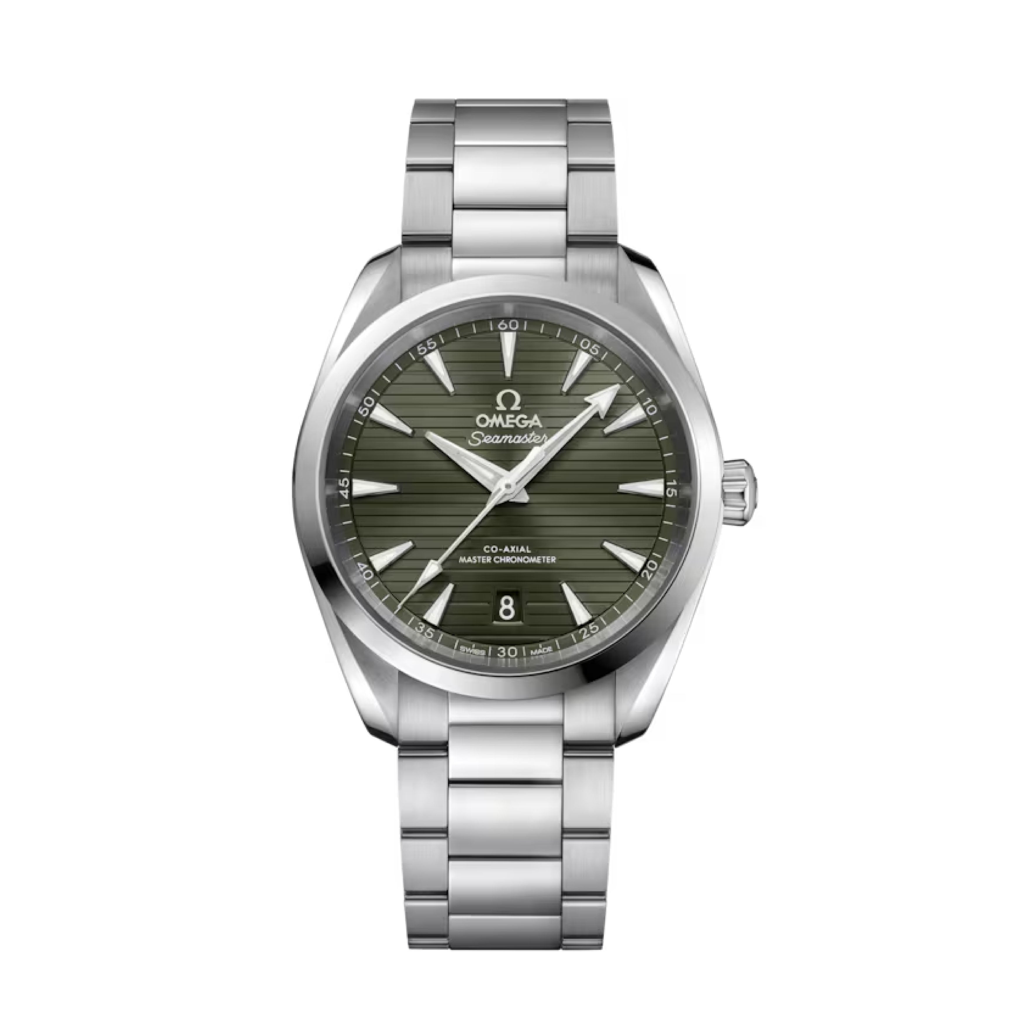 Omega Seamaster Aqua Terra 150m Watch, 38mm Green Dial, 220.10.38.20.10.003