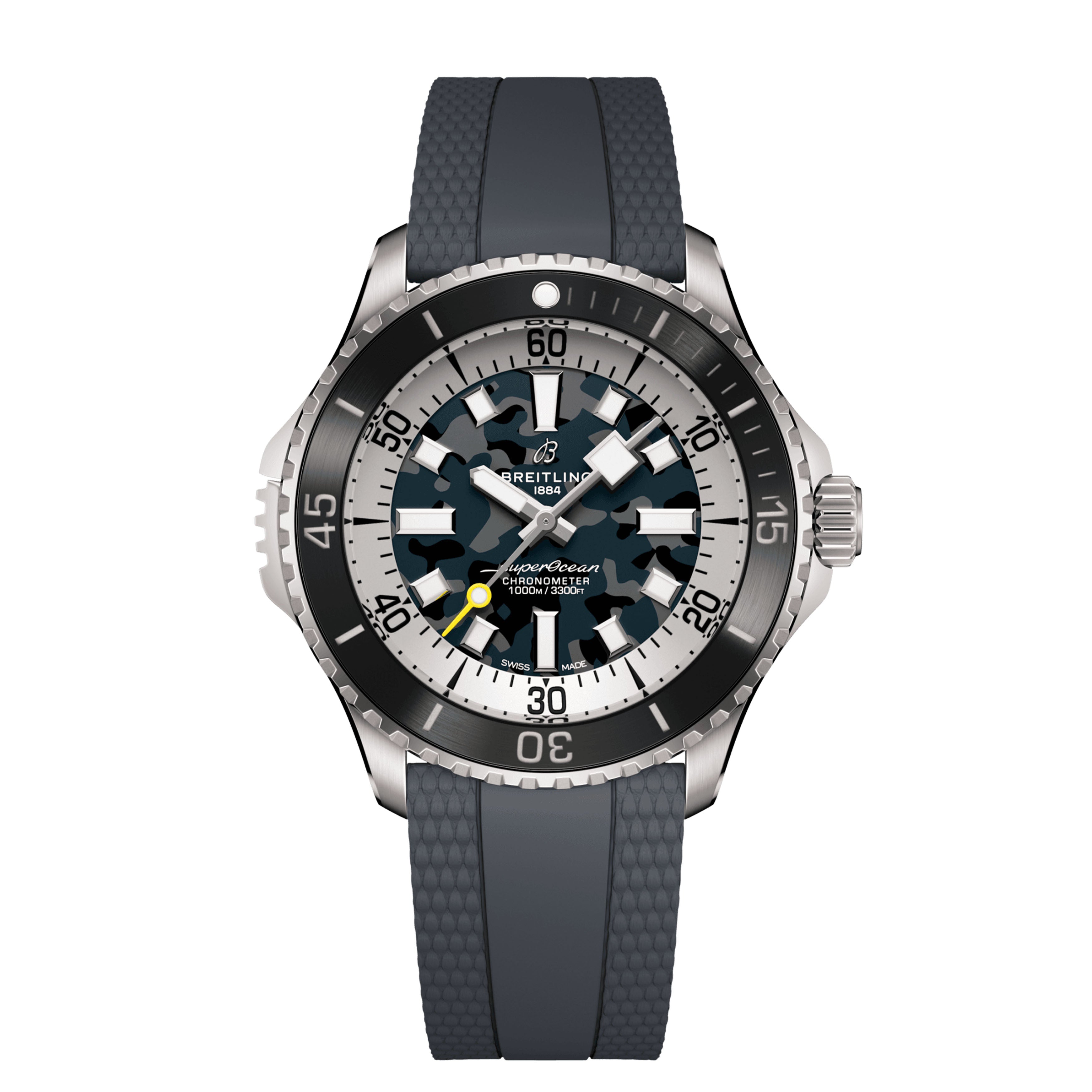 Breitling Superocean Automatic 46 Super Diver Watch, 46mm Gray Dial, E10379351B1S1