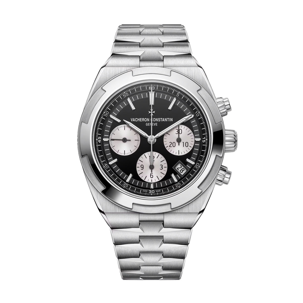 VACHERON CONSTANTIN OVERSEAS CHRONOGRAPH WATCH, 42.5MM BLACK DIAL, 5520V/210A-B481