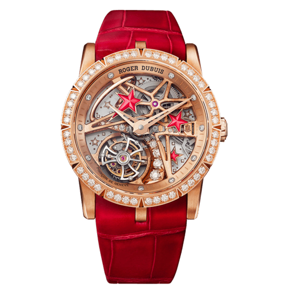 Roger Dubuis Excalibur Monotourbillon Watch, 36mm Skeleton Dial, DBEX0941