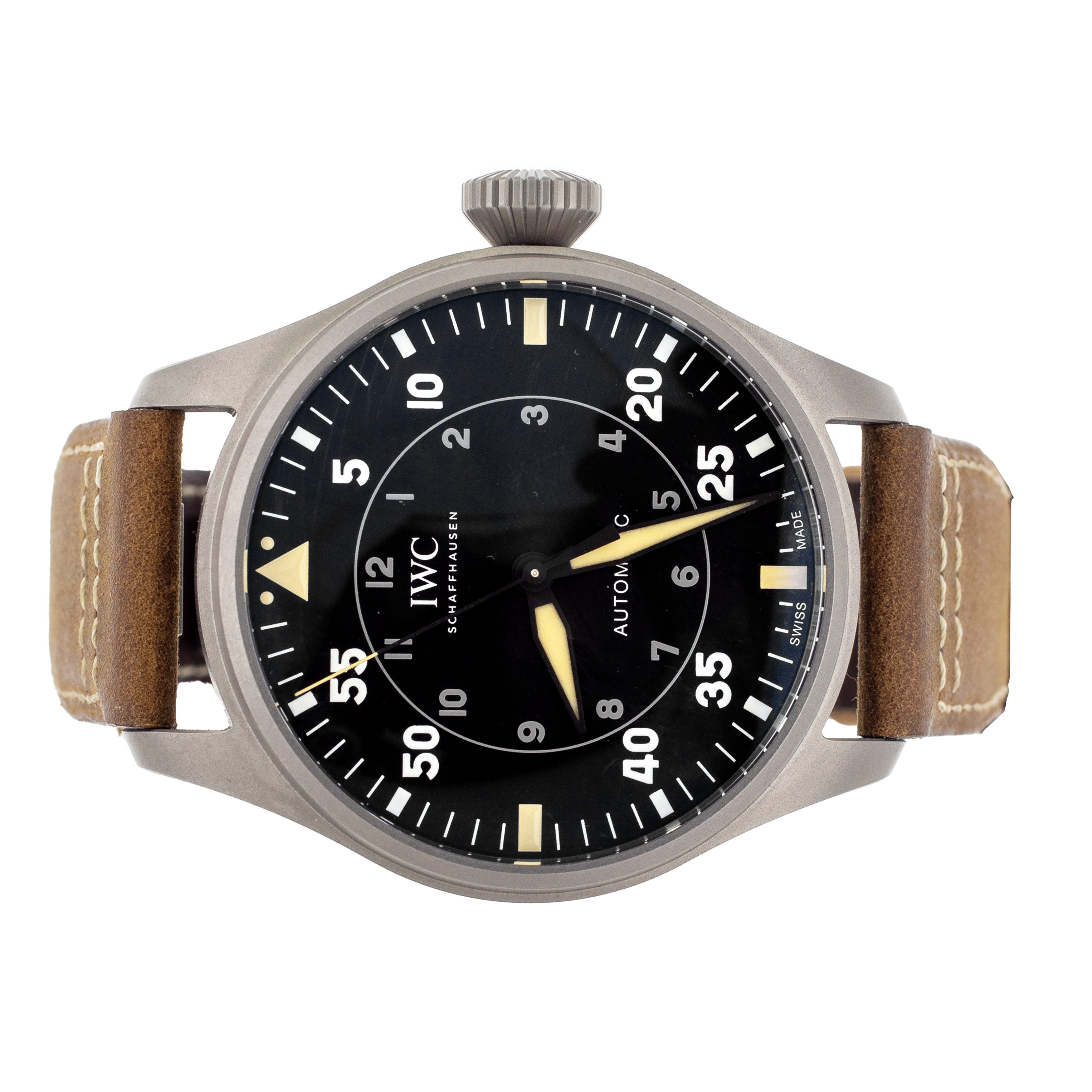 IWC Big Pilot's Watch 43 Spitfire Titanium Black Dial 43mm IW329701 Full Set