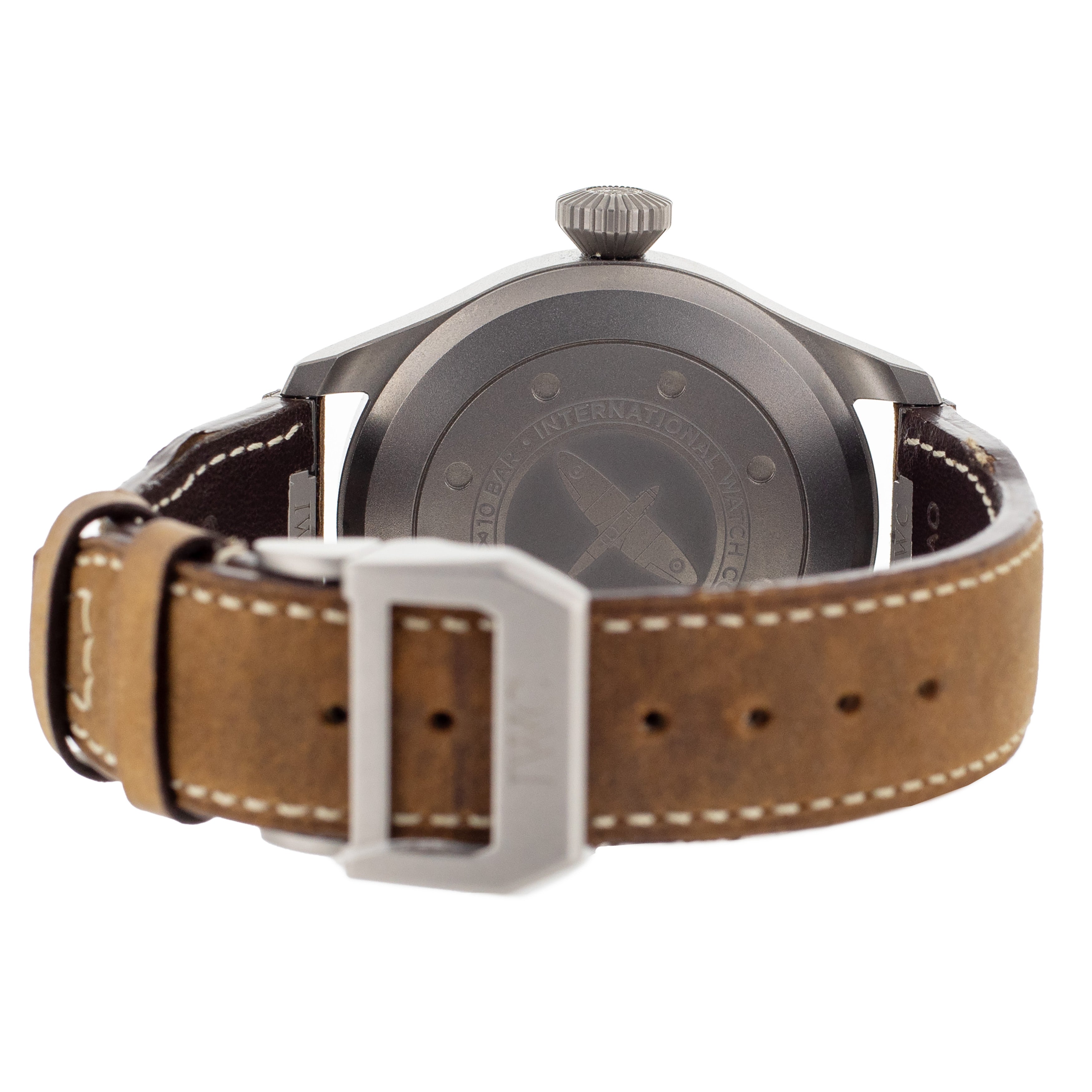 IWC Big Pilot's Watch 43 Spitfire Titanium Black Dial 43mm IW329701 Full Set