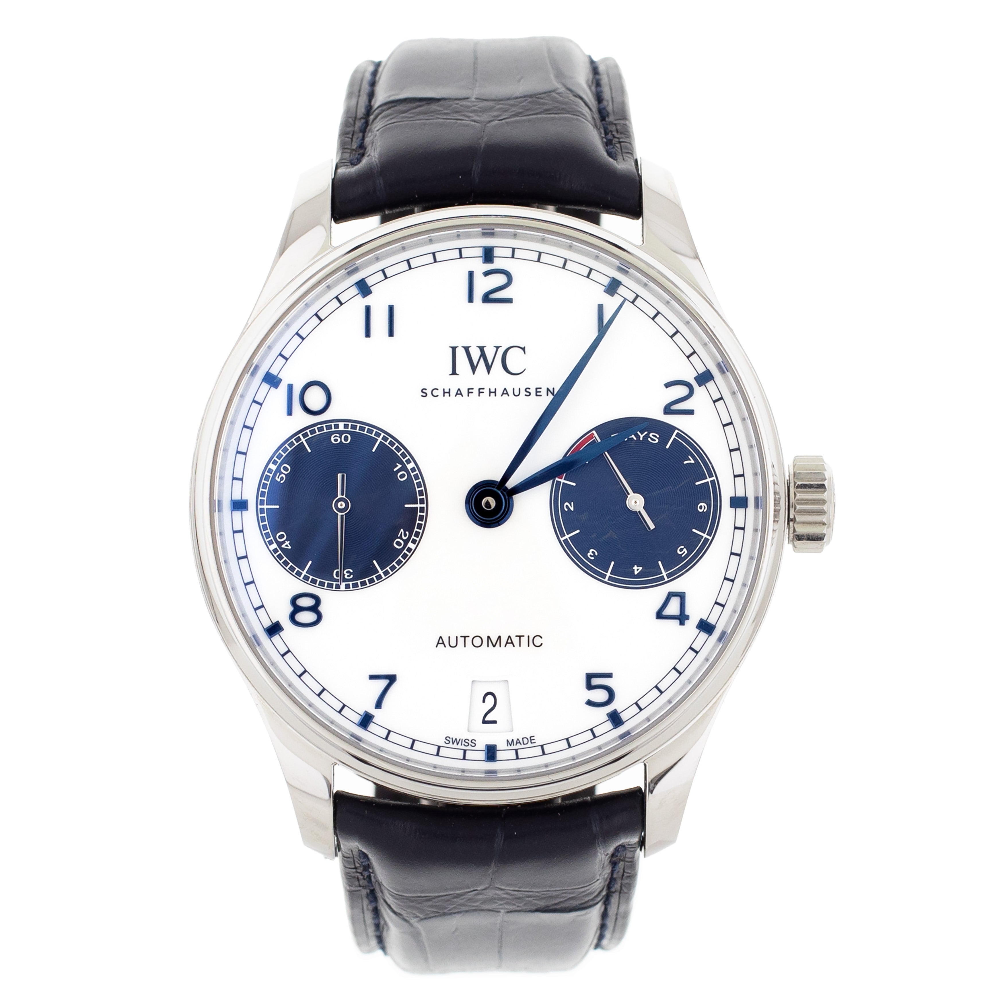 IWC Portugieser Automatic White Dial 42.3mm IW500715 Full Set