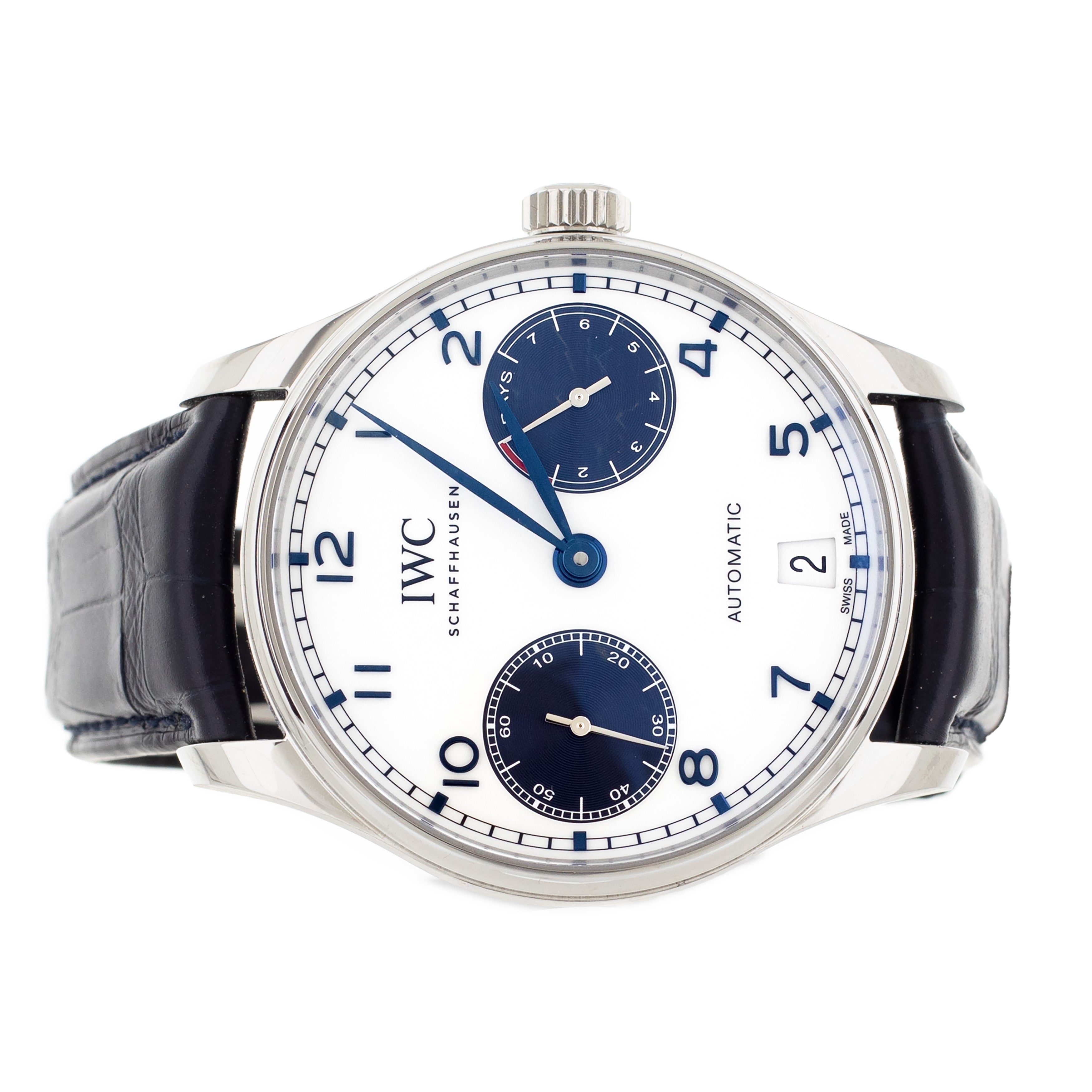 IWC Portugieser Automatic White Dial 42.3mm IW500715 Full Set