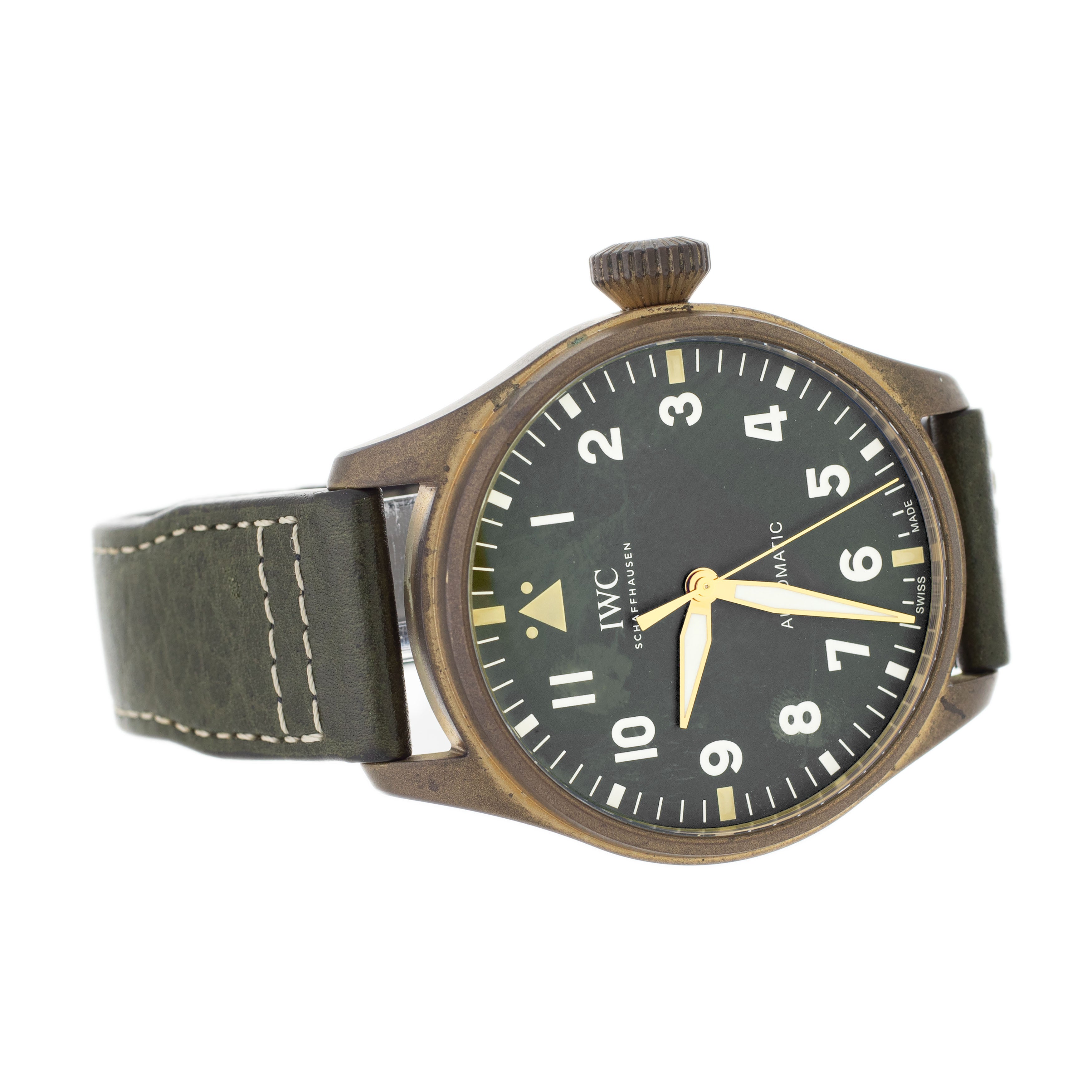 IWC Big Pilot's Watch 43mm Spitfire Bronze Green Dial 43mm IW329702
