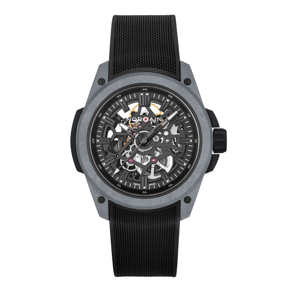 Norqain Independence Wild One Skeleton Watch, 42mm Skeleton Dial, N3000.07Q42.B18.R01
