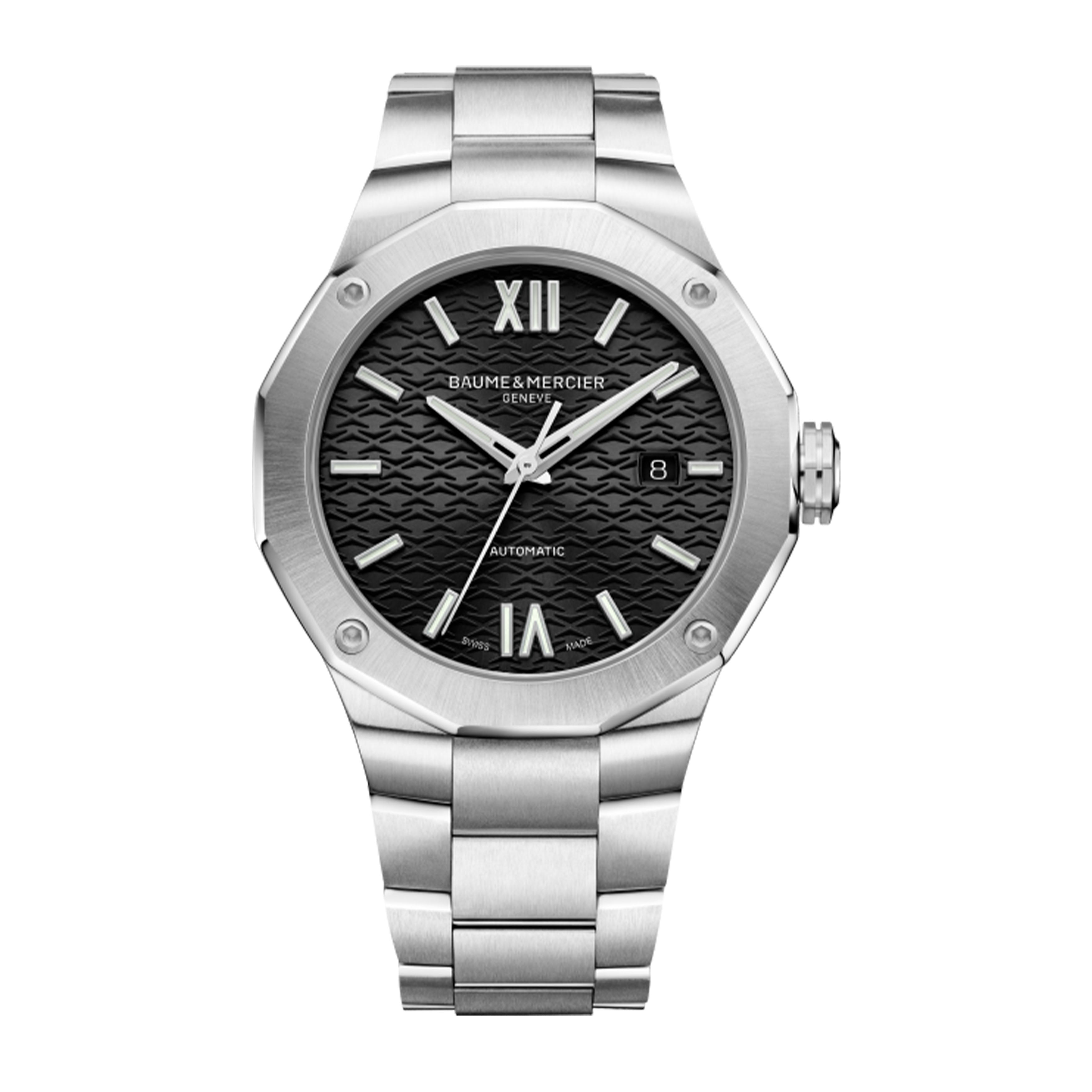 Baume & Mercier Riviera Watch, 42mm Black Dial, 10621