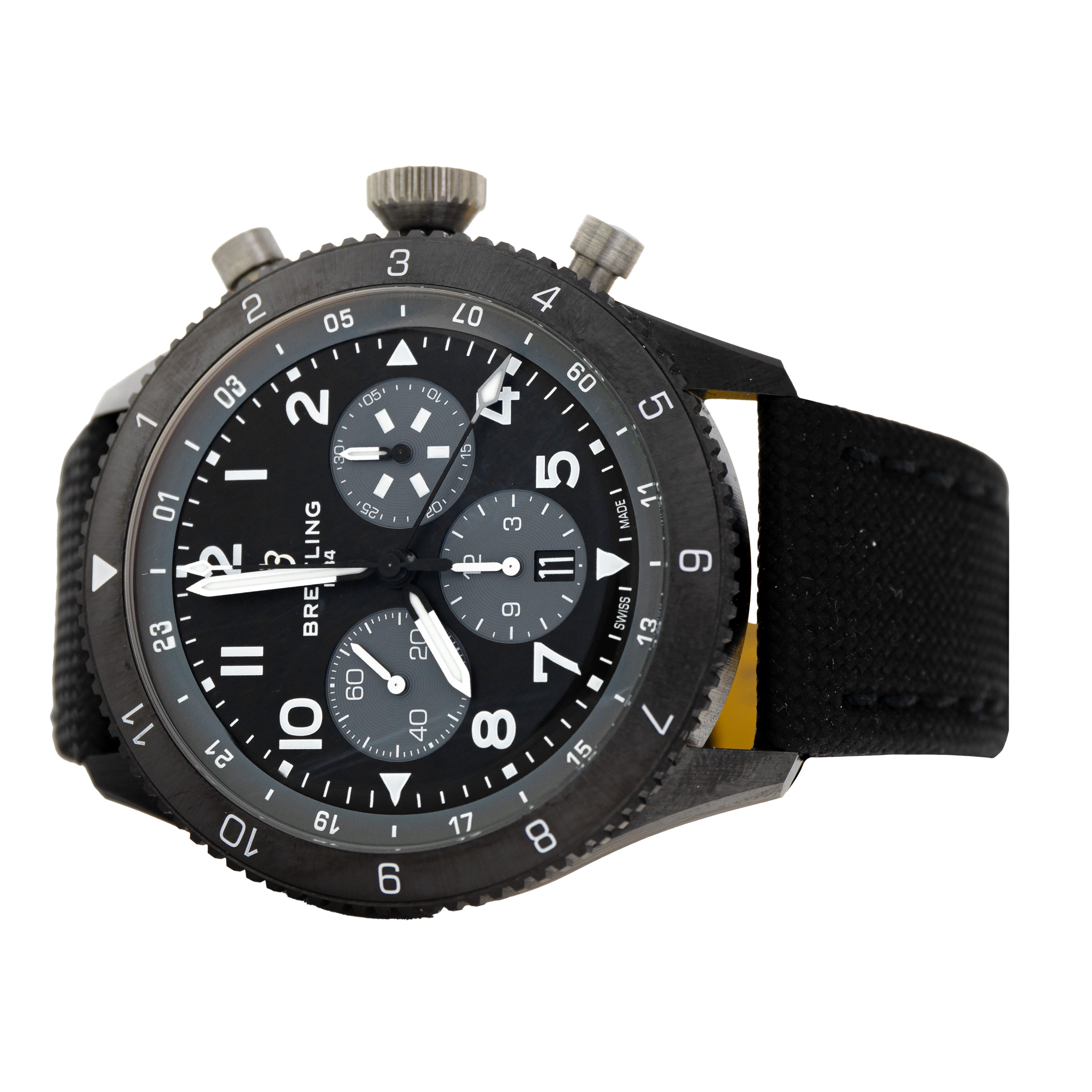 Breitling Avi B04 Chronograph GMT 46 Super Mosquito Black 46mm SB04451A1B1X1