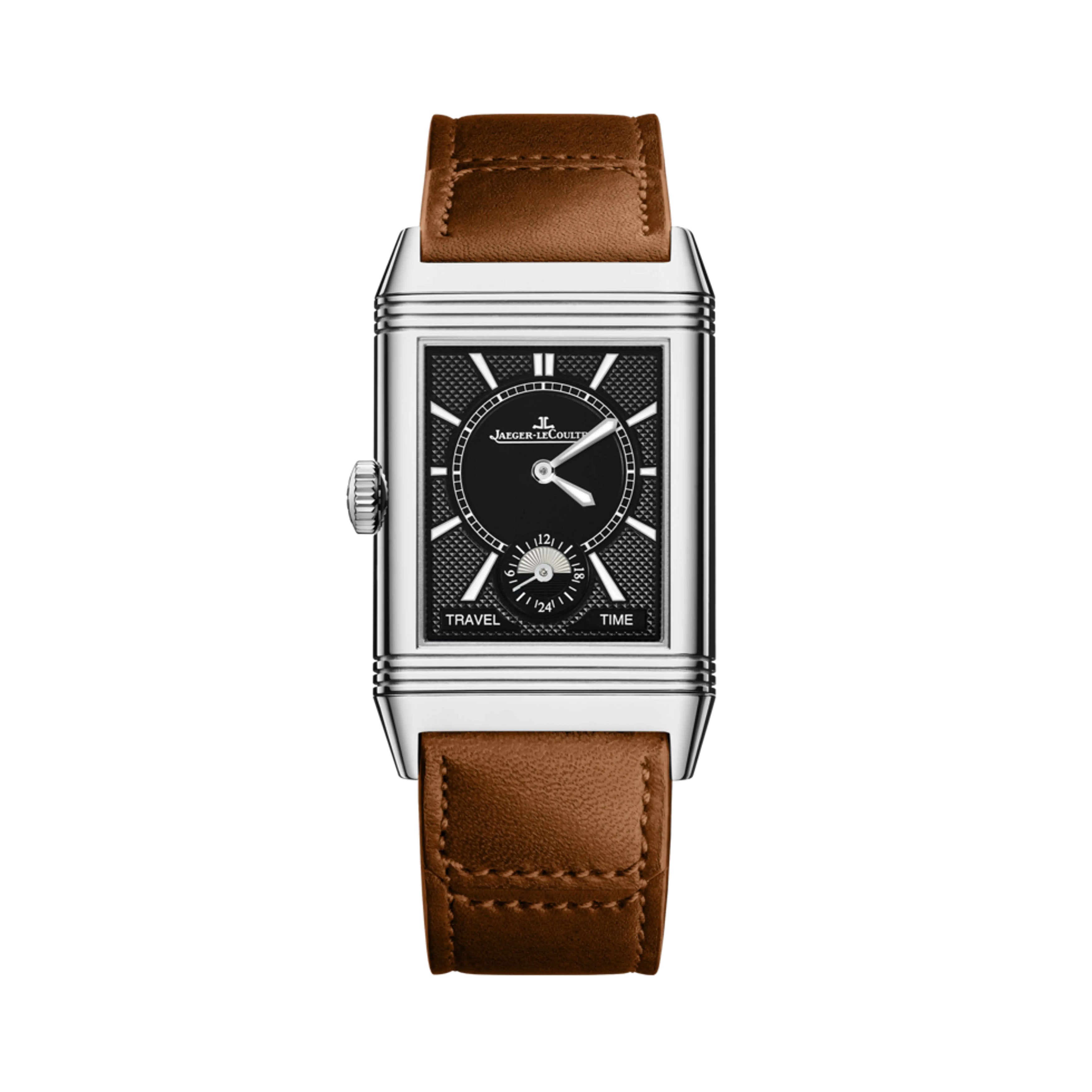 Jaeger-LeCoultre Reverso Classic Duoface Small Seconds Watch, 47x28.3mm Silver Dial, Q3848423