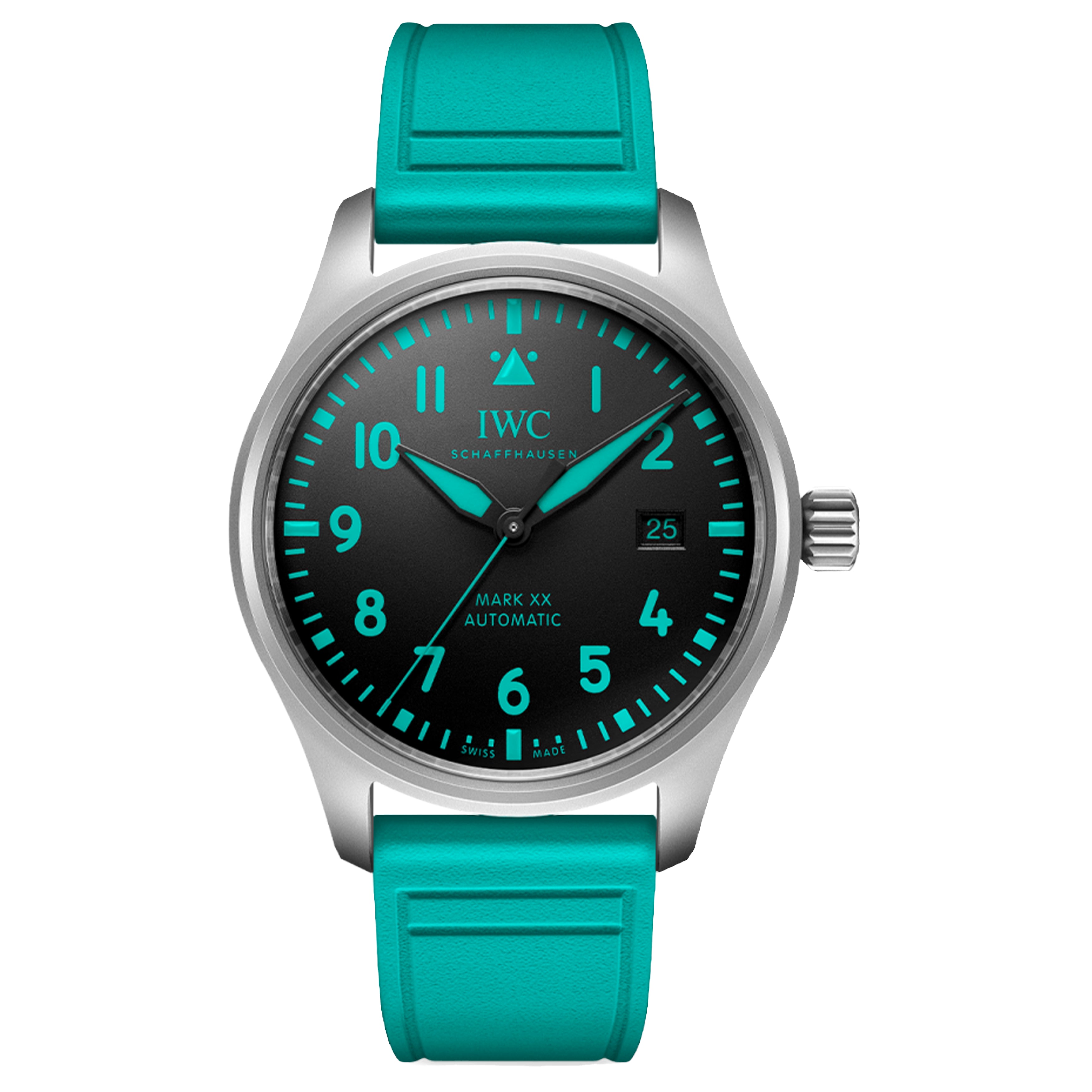 IWC Pilot's Watch Mark XX Mercedes-AMG Petronas F1 Watch, 40mm Black Dial, IW328210