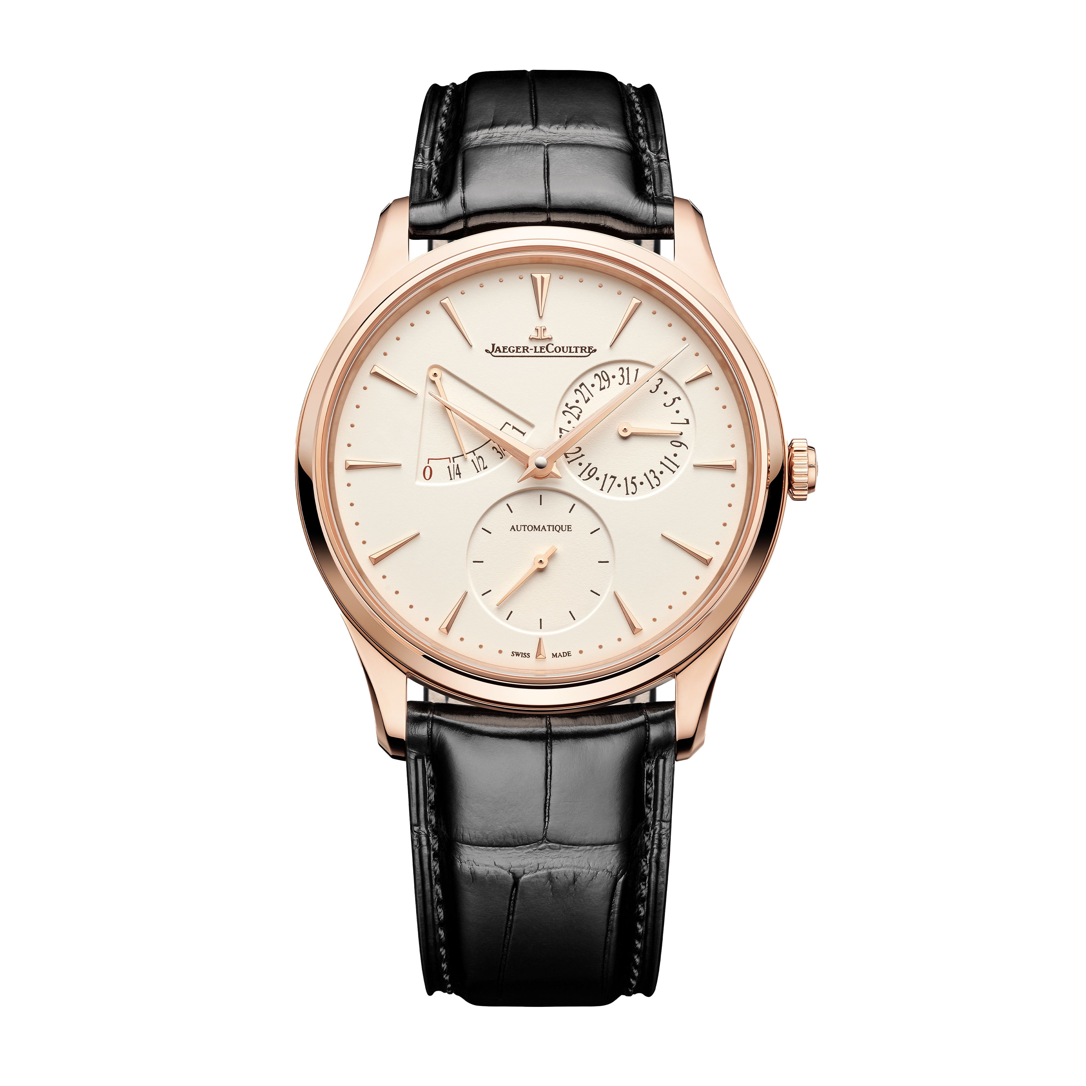 Jaeger-LeCoultre Master Ultra Thin Power Reserve Watch, 39mm Cream Dial, Q1372510
