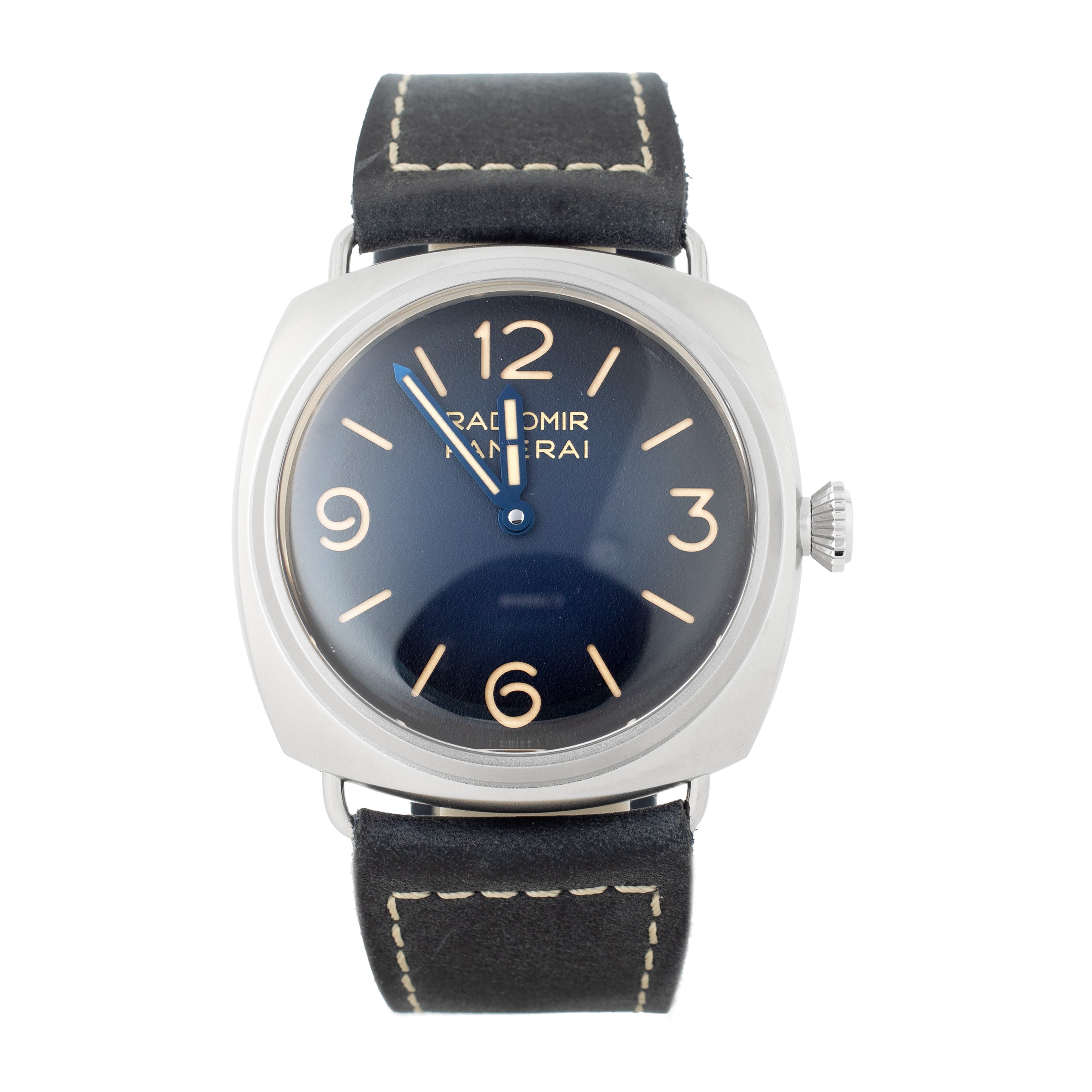 Panerai Radiomir Tre Giorni Stainless Steel Blue Dial 45mm PAM01355 Full Set