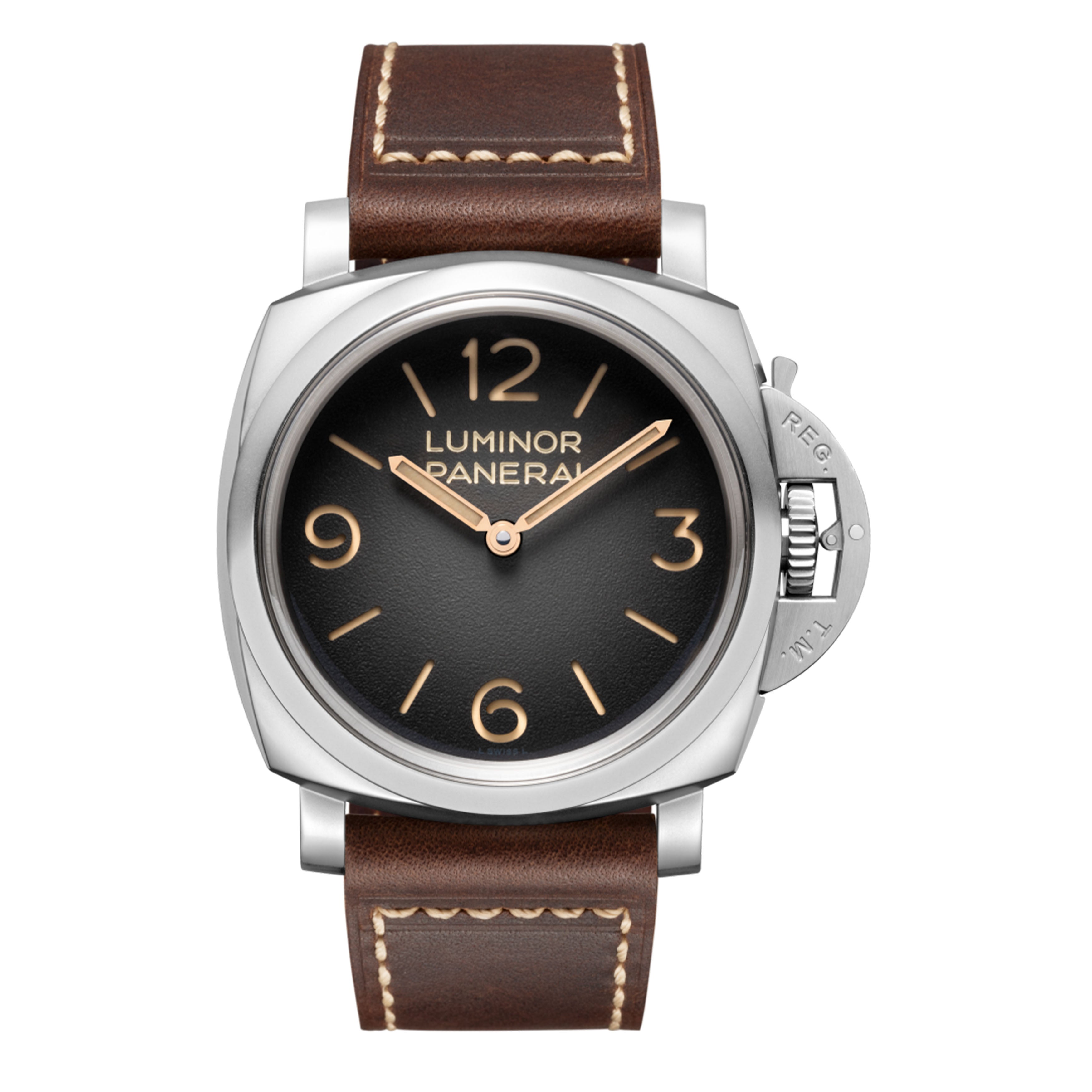 Panerai Luminor Tre Giorni Watch, 47mmGray Dial, PAM01628