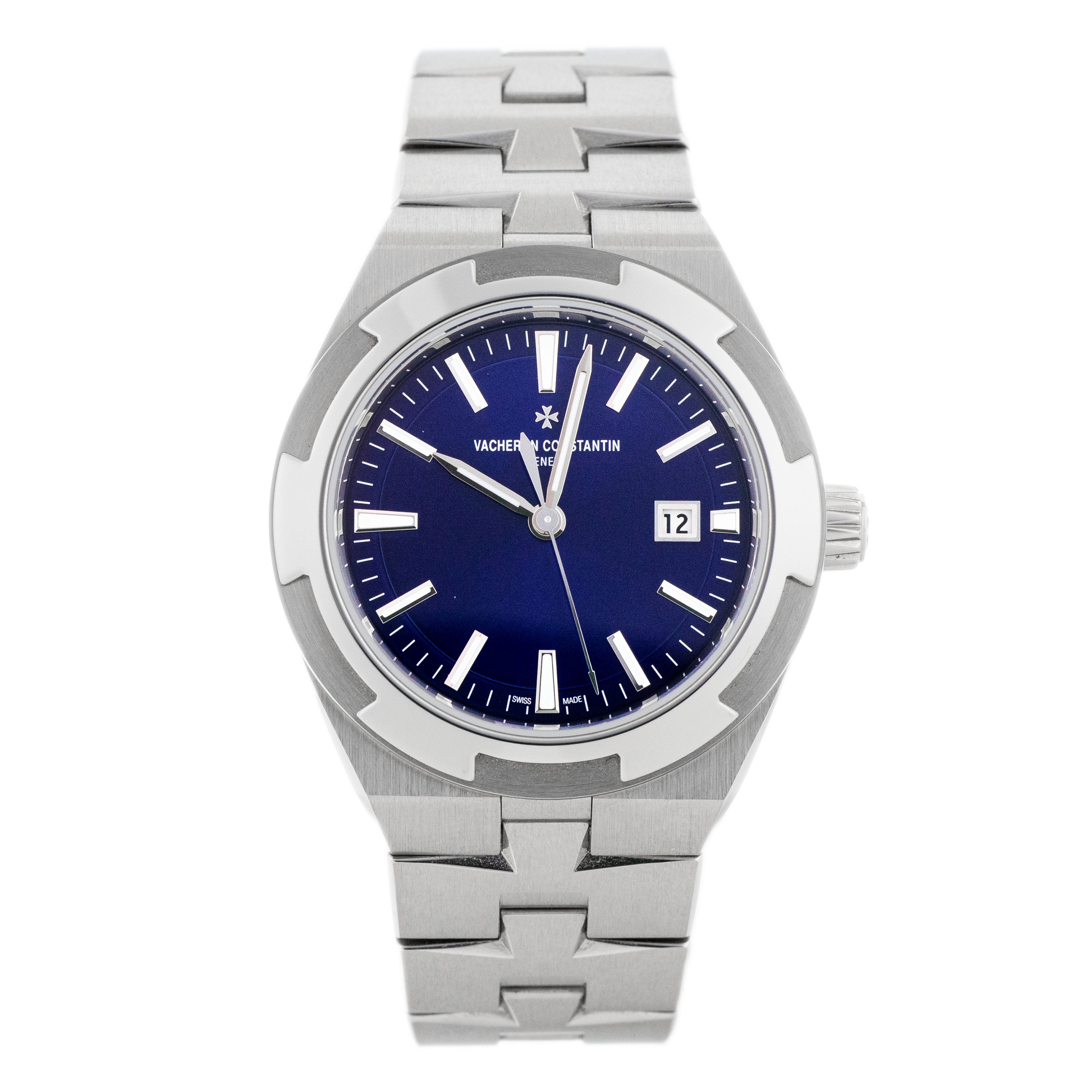 Vacheron Constantin Overseas Steel Blue Dial 34.5mm 4600V/200A-B980 Full Set