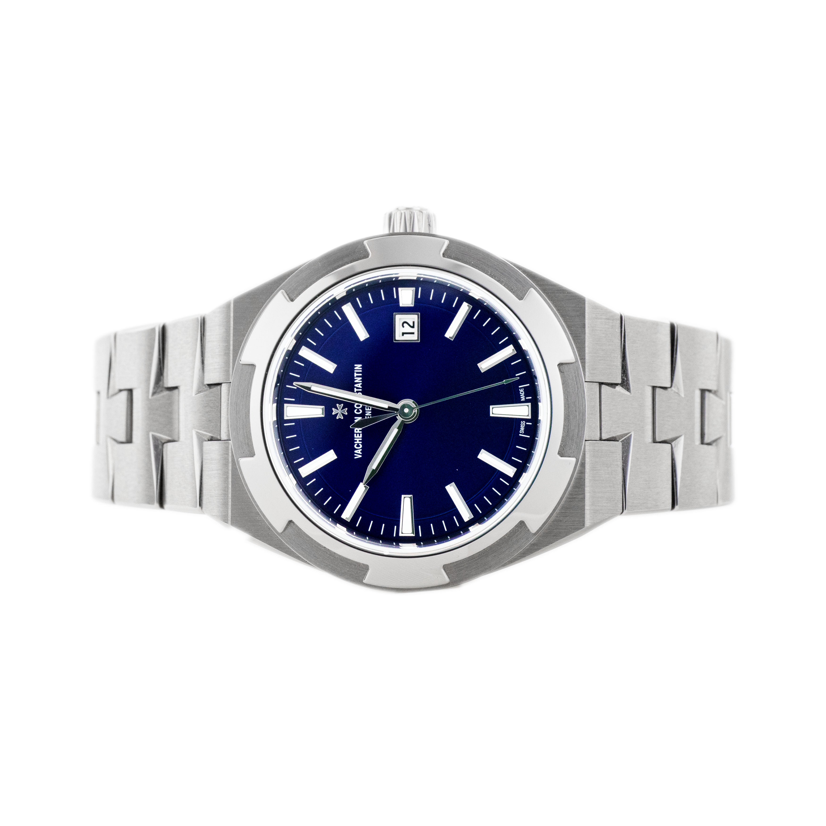 Vacheron Constantin Overseas Steel Blue Dial 34.5mm 4600V/200A-B980 Full Set