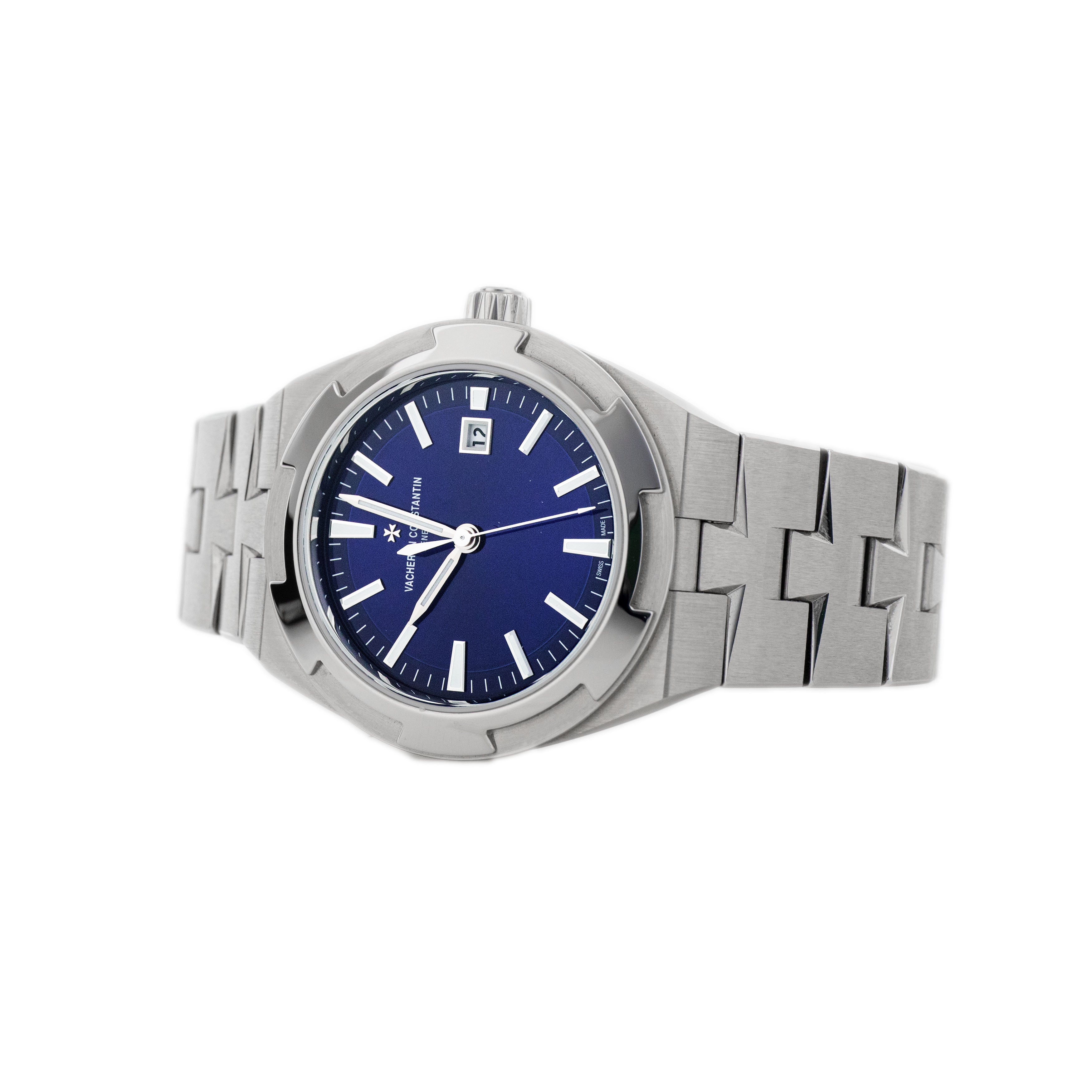 Vacheron Constantin Overseas Steel Blue Dial 34.5mm 4600V/200A-B980 Full Set