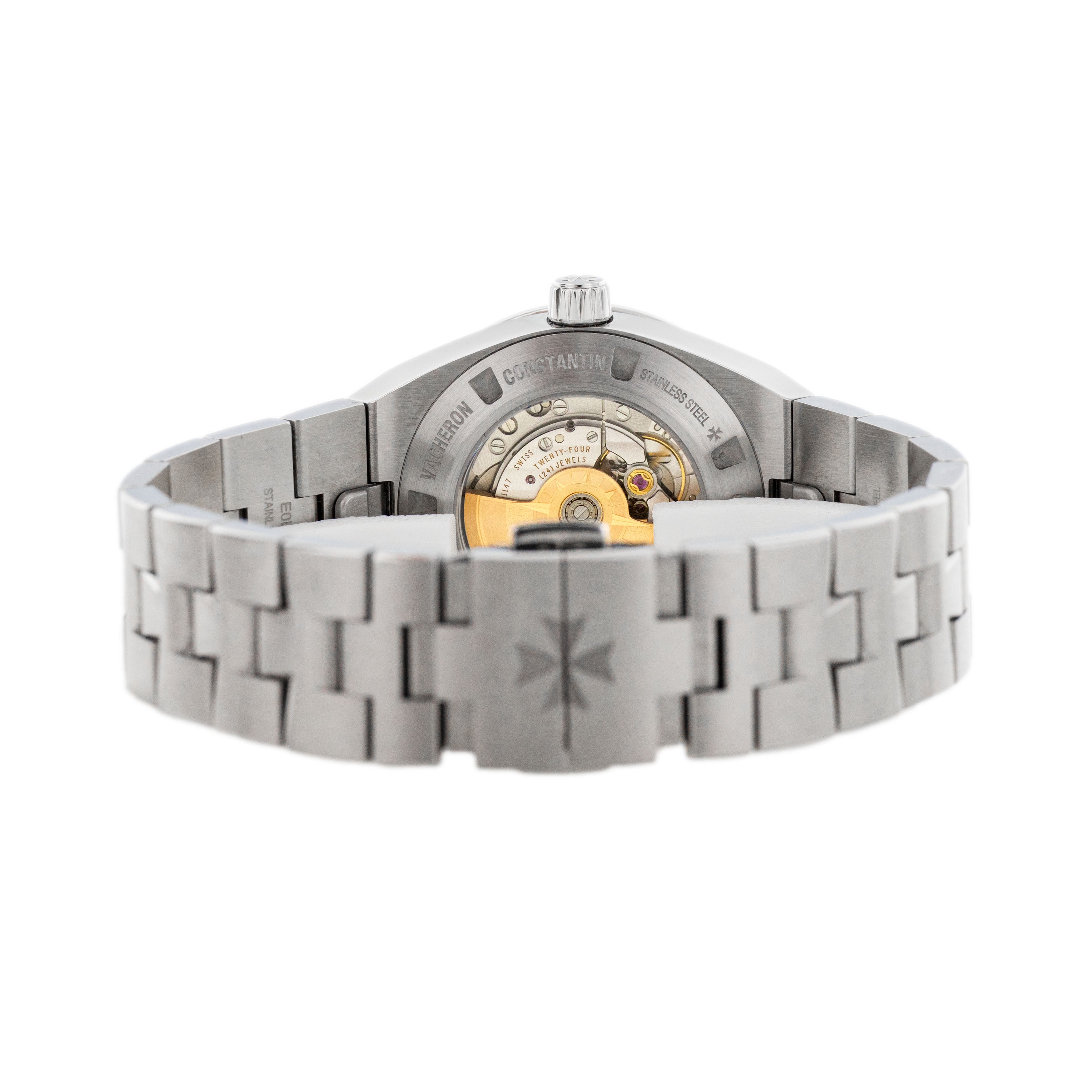 Vacheron Constantin Overseas Steel Blue Dial 34.5mm 4600V/200A-B980 Full Set