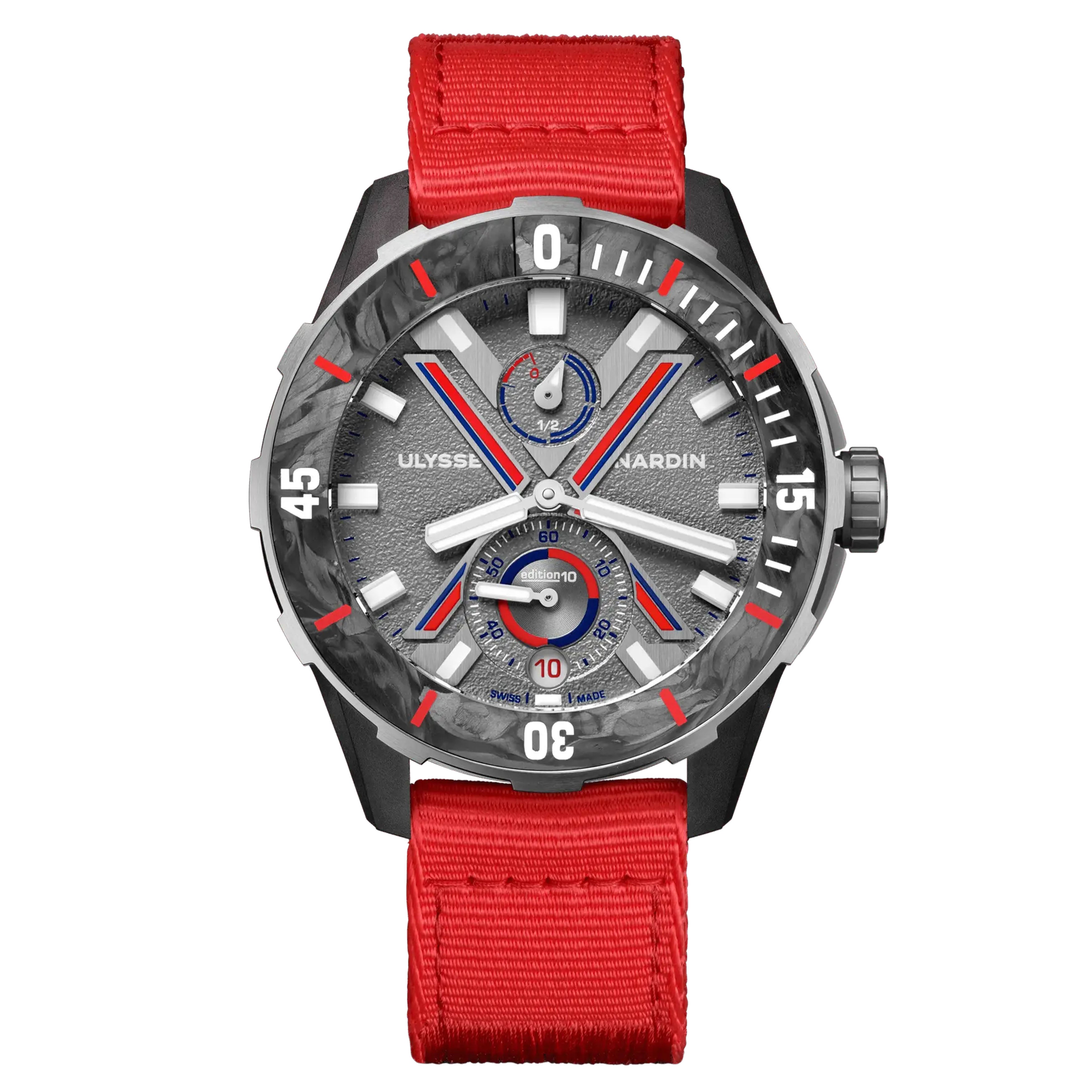 Ulysse Nardin Diver NET Vendee Globe Watch, 44mm Grey Dial, 1183-170LE-2A-VG/0B