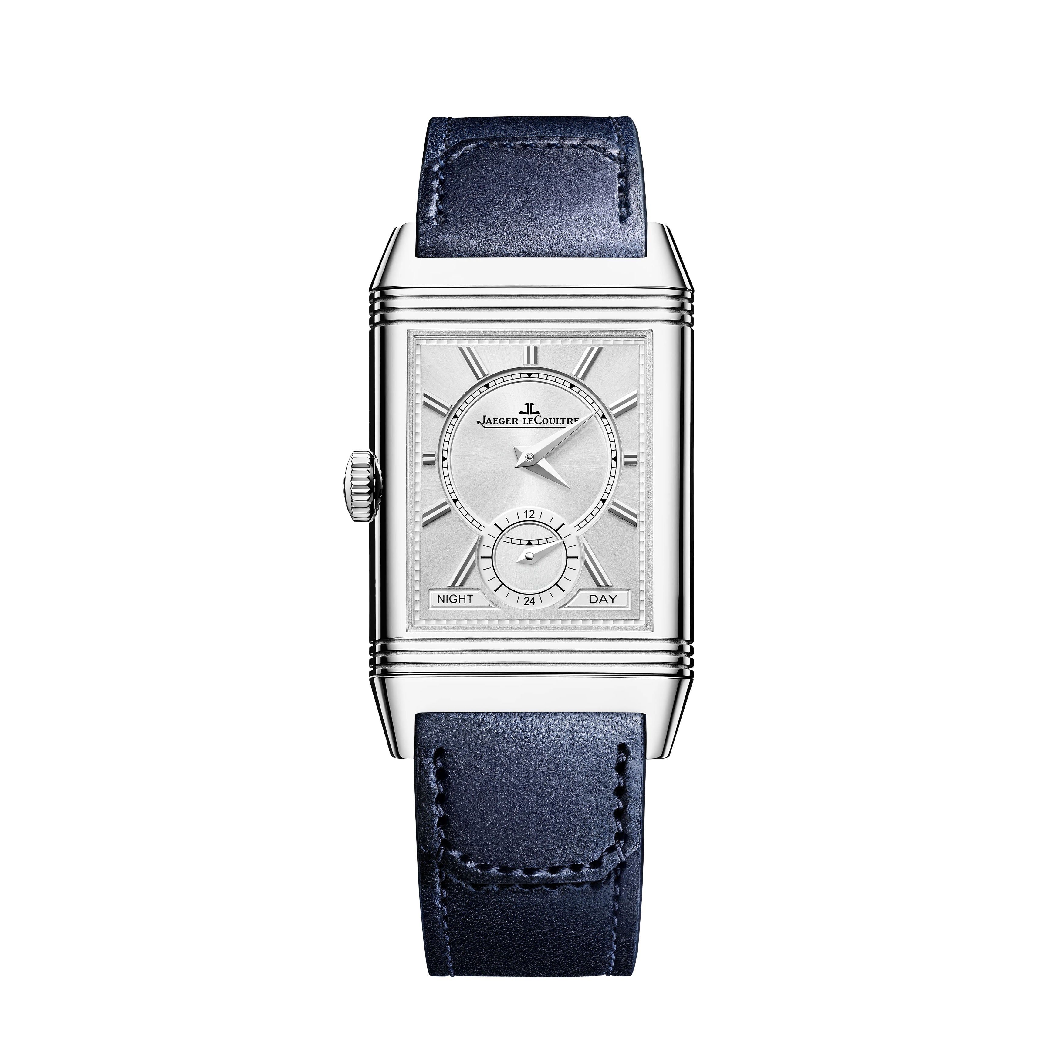 Jaeger-LeCoultre Reverso Tribute Duoface Small Seconds Watch, 47x28.3mm Blue Dial, Q3988481