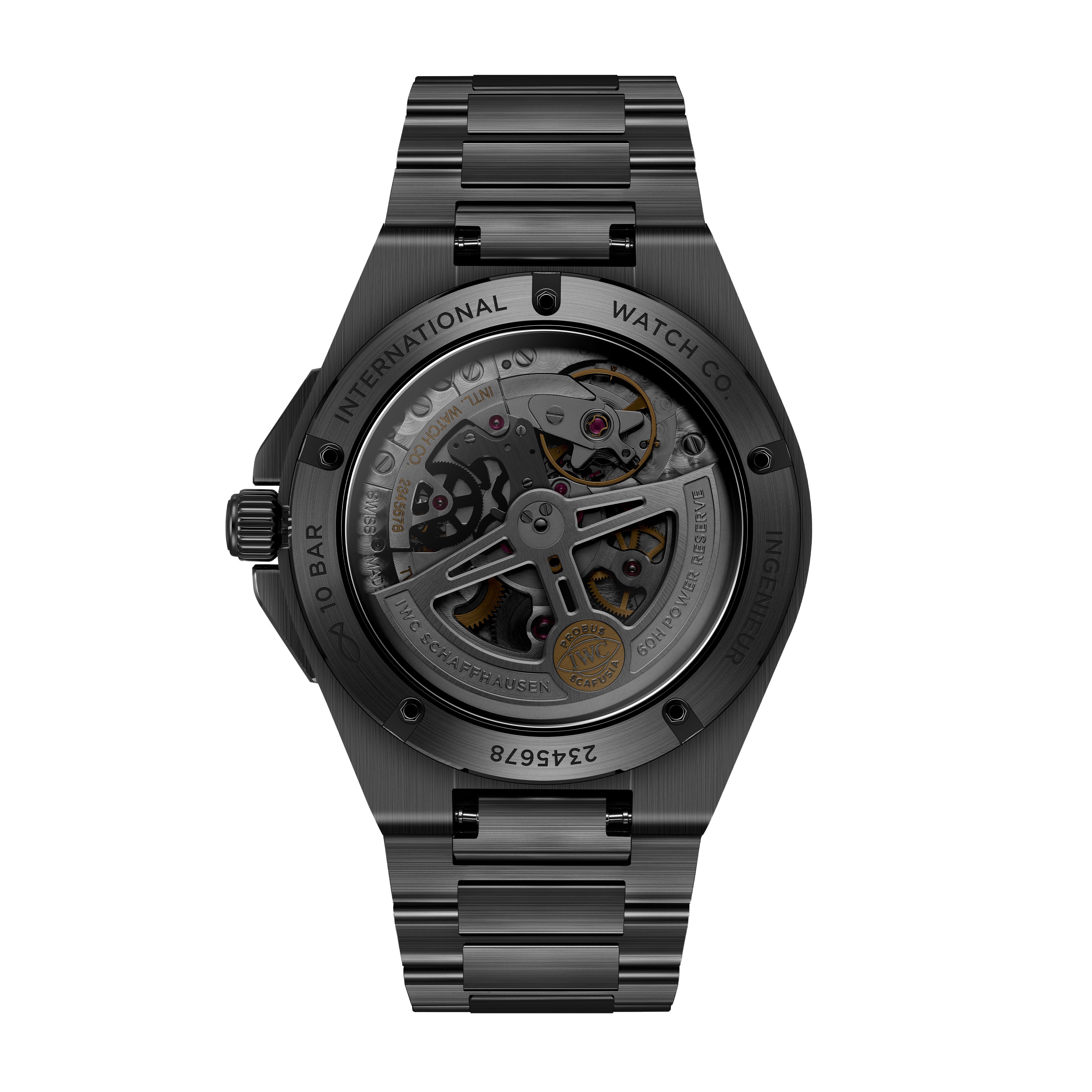 IWC Ingenieur Automatic 42 Watch, 42mm Black Dial, IW338903