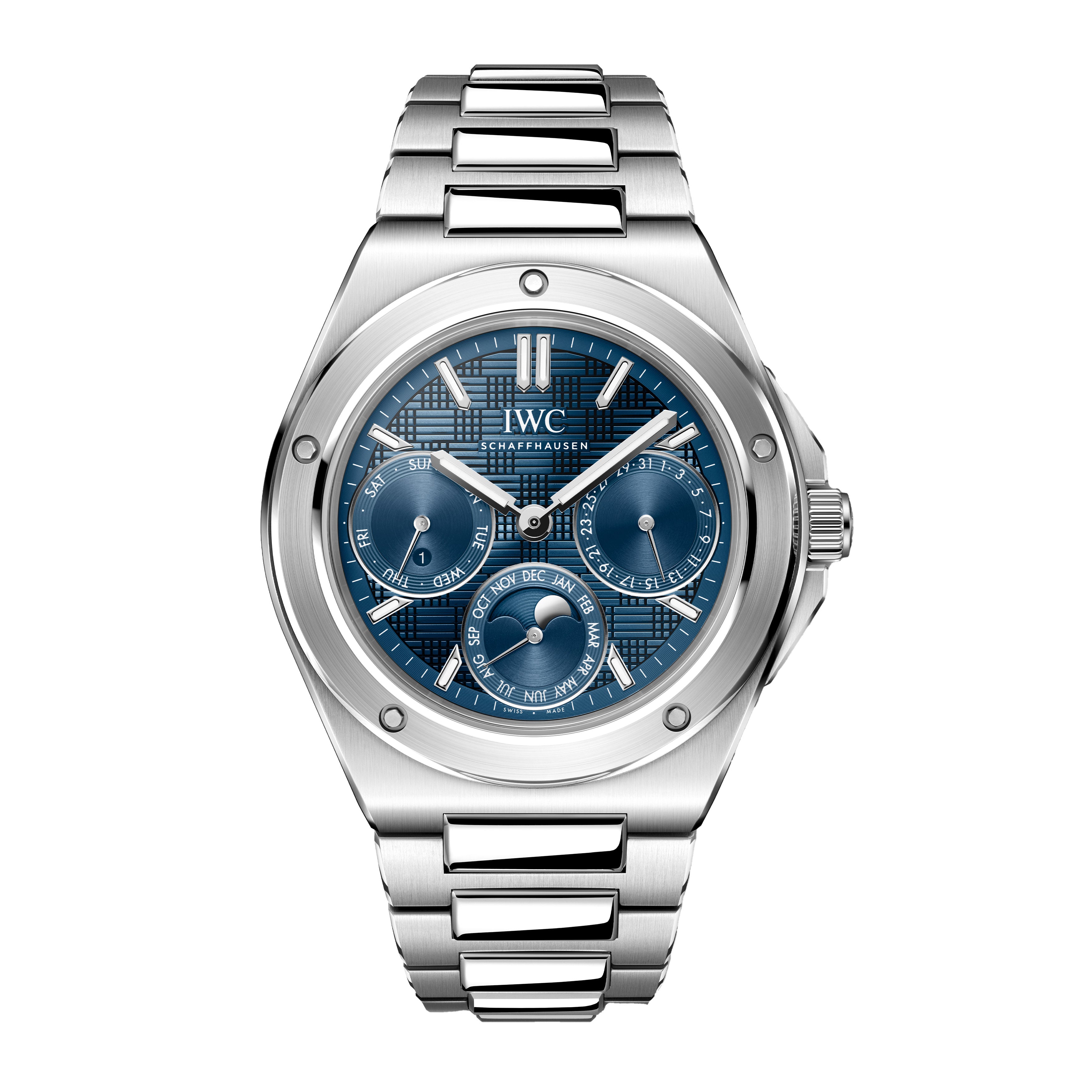 IWC Ingenieur Perpetual Calendar 41 Watch, 41mm Blue Dial, IW344903