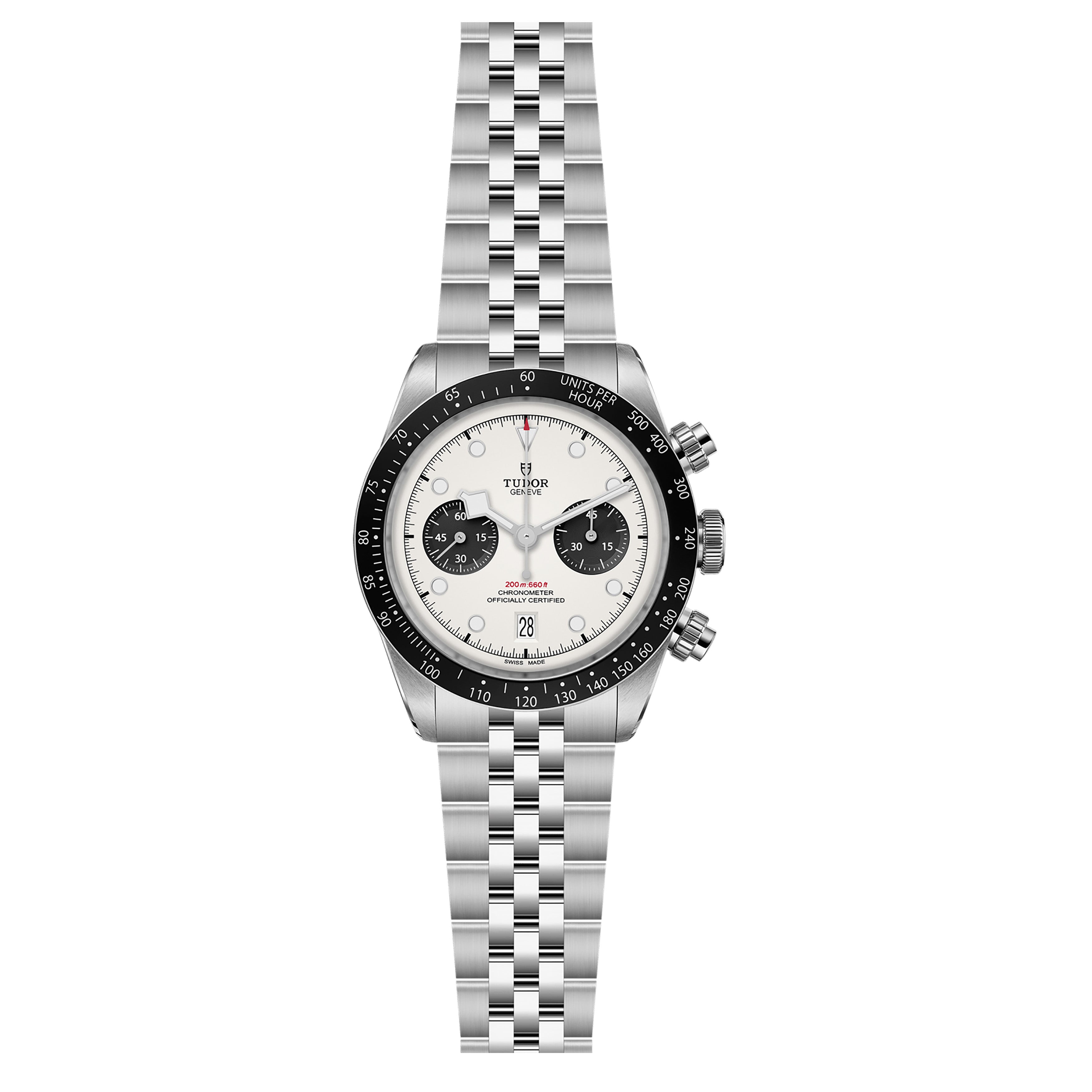 Tudor Black Bay Chrono Watch, 41mm White Dial, m79360n-0014