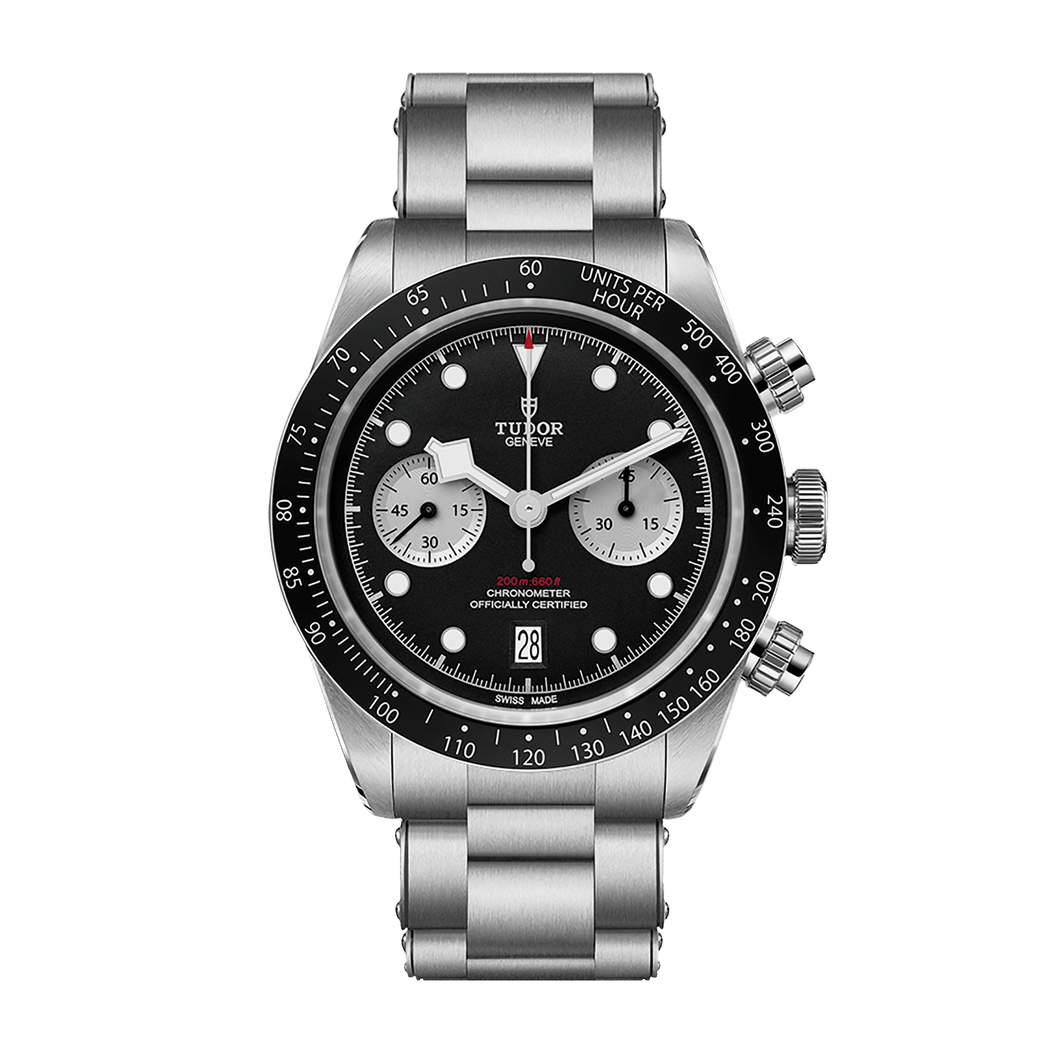 Tudor Black Bay Chrono Watch, 41mm Black Dial, m79360n-0011