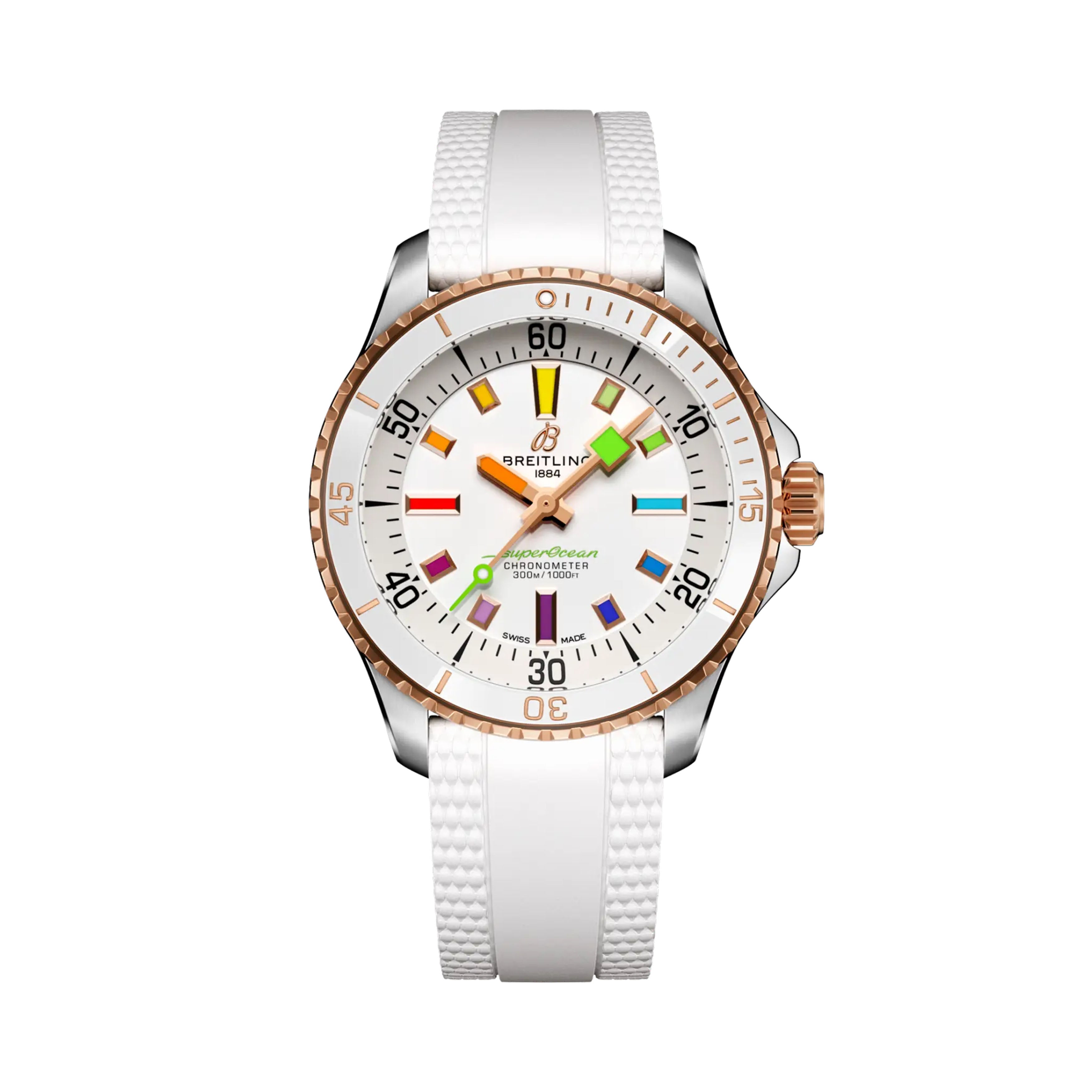 Breitling Superocean Automatic 36 Watch, 36mm White Dial, U17377211A1S1