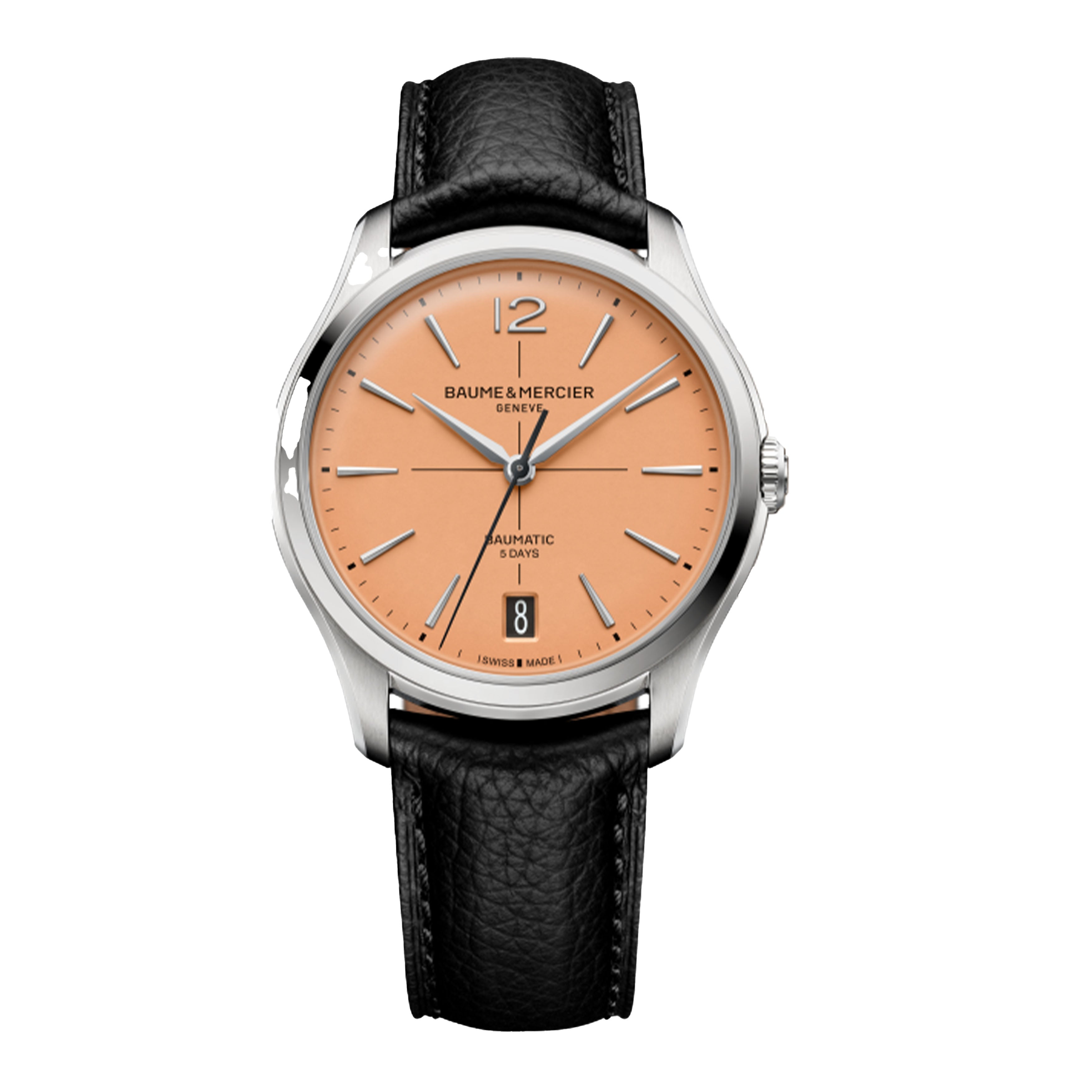 Baume & Mercier Clifton Watch, 39mm Salmon Dial, 10778