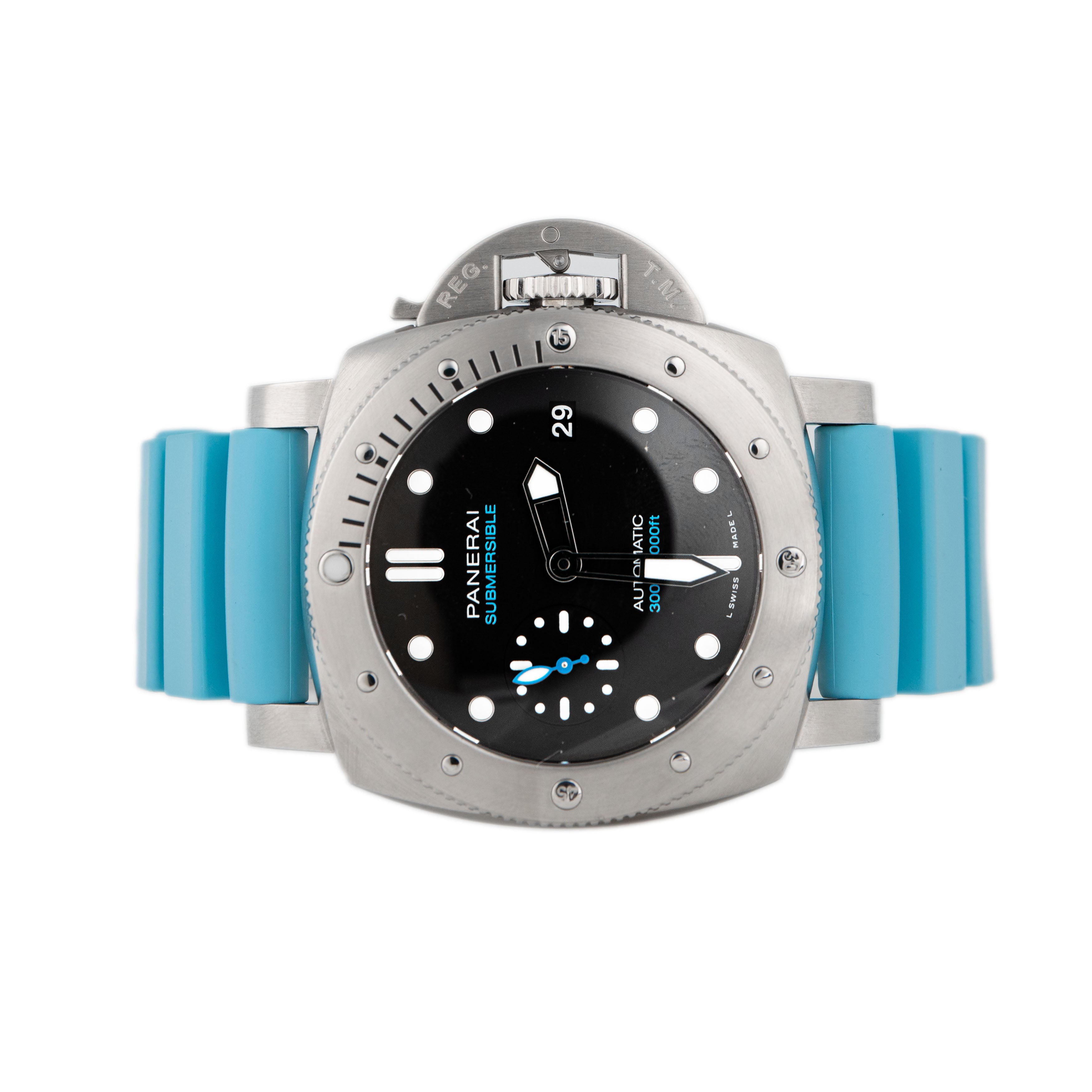 Panerai Luminor Submersible Stainless Steel Black Dial 42mm PAM00973 Full Set