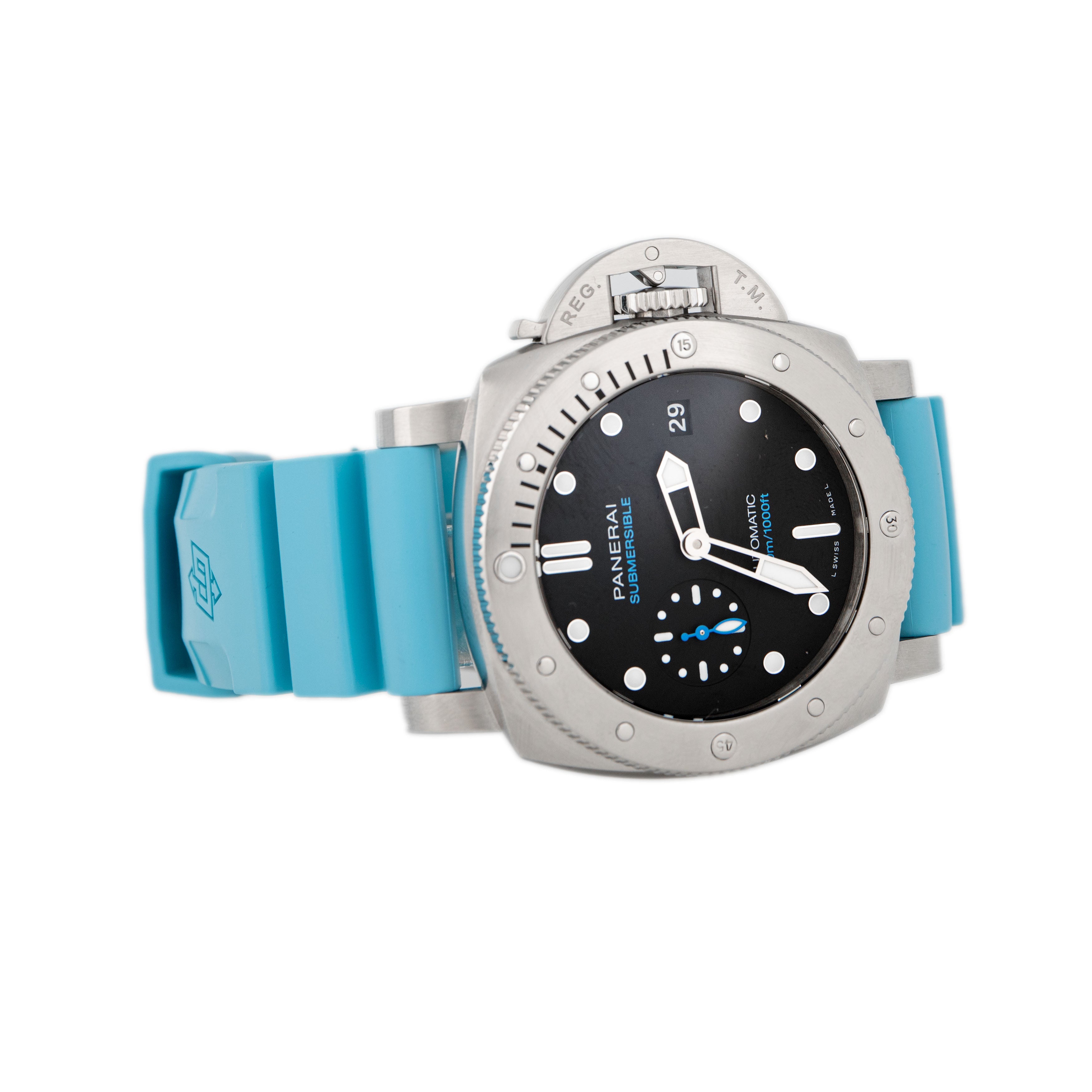 Panerai Luminor Submersible Stainless Steel Black Dial 42mm PAM00973 Full Set