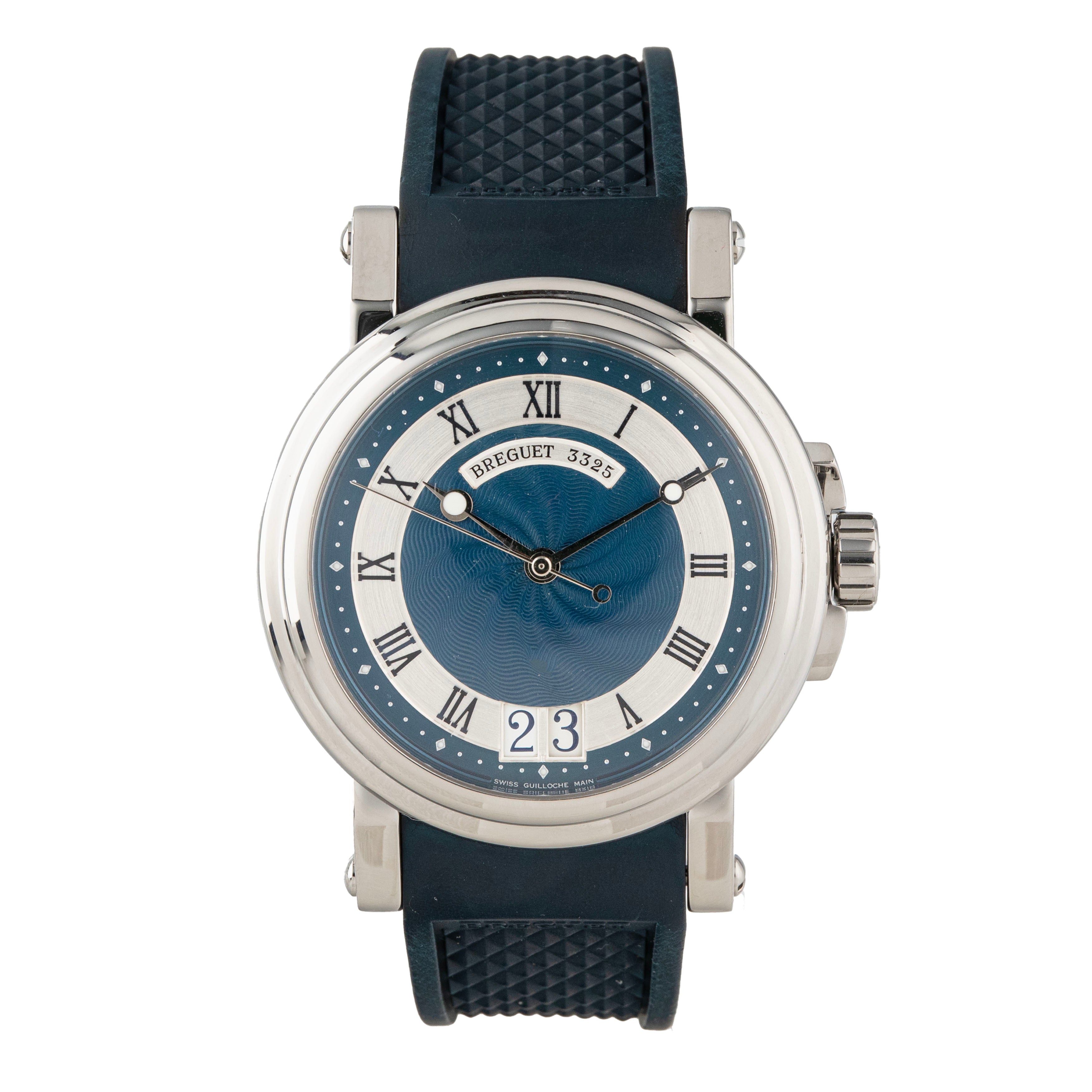 Breguet Marine Big Date Stainless Steel Blue Dial 39mm 5817ST/Y2/5V8