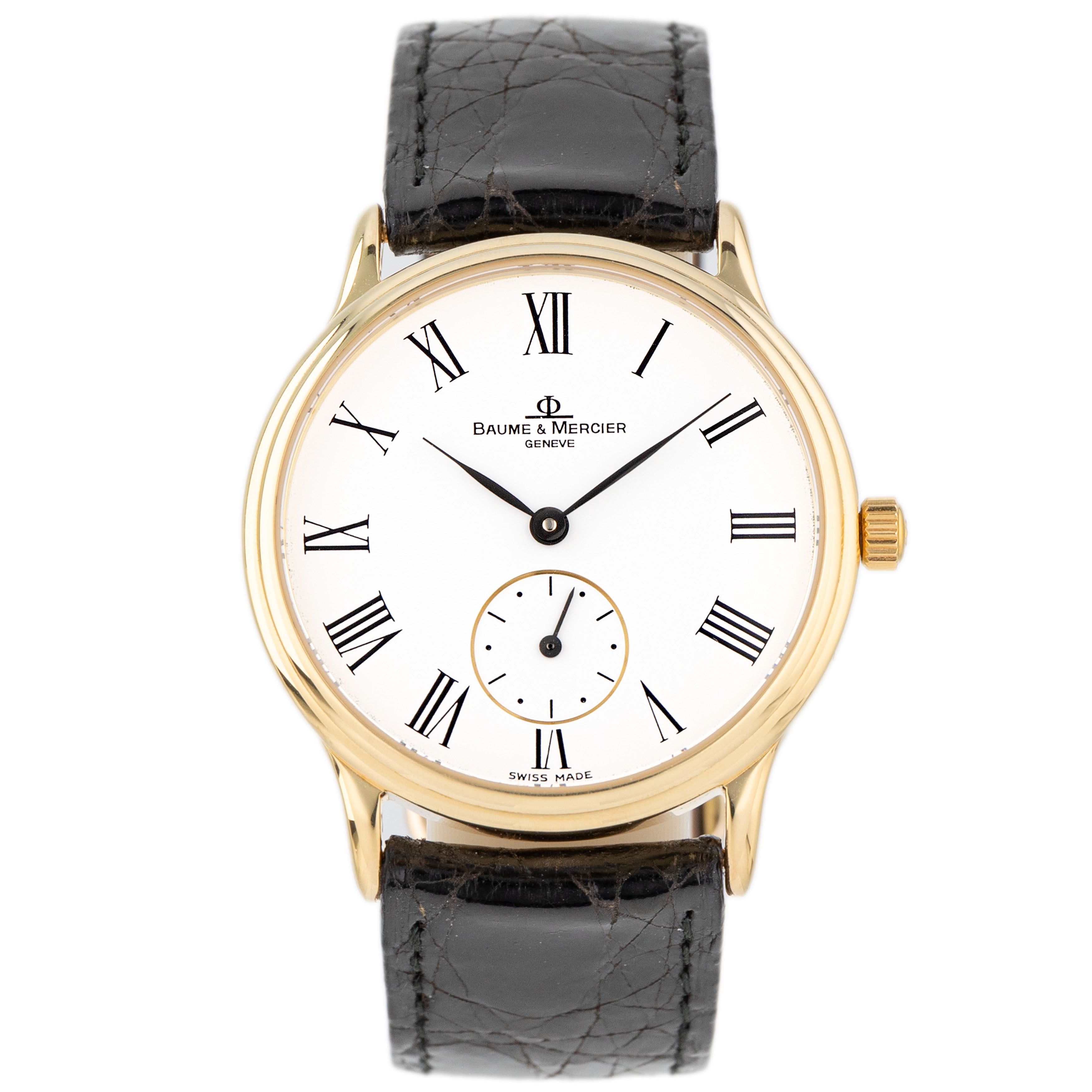 Baume & Mercier Classima Ultra Thin Yellow Gold White Dial 33mm MV045076