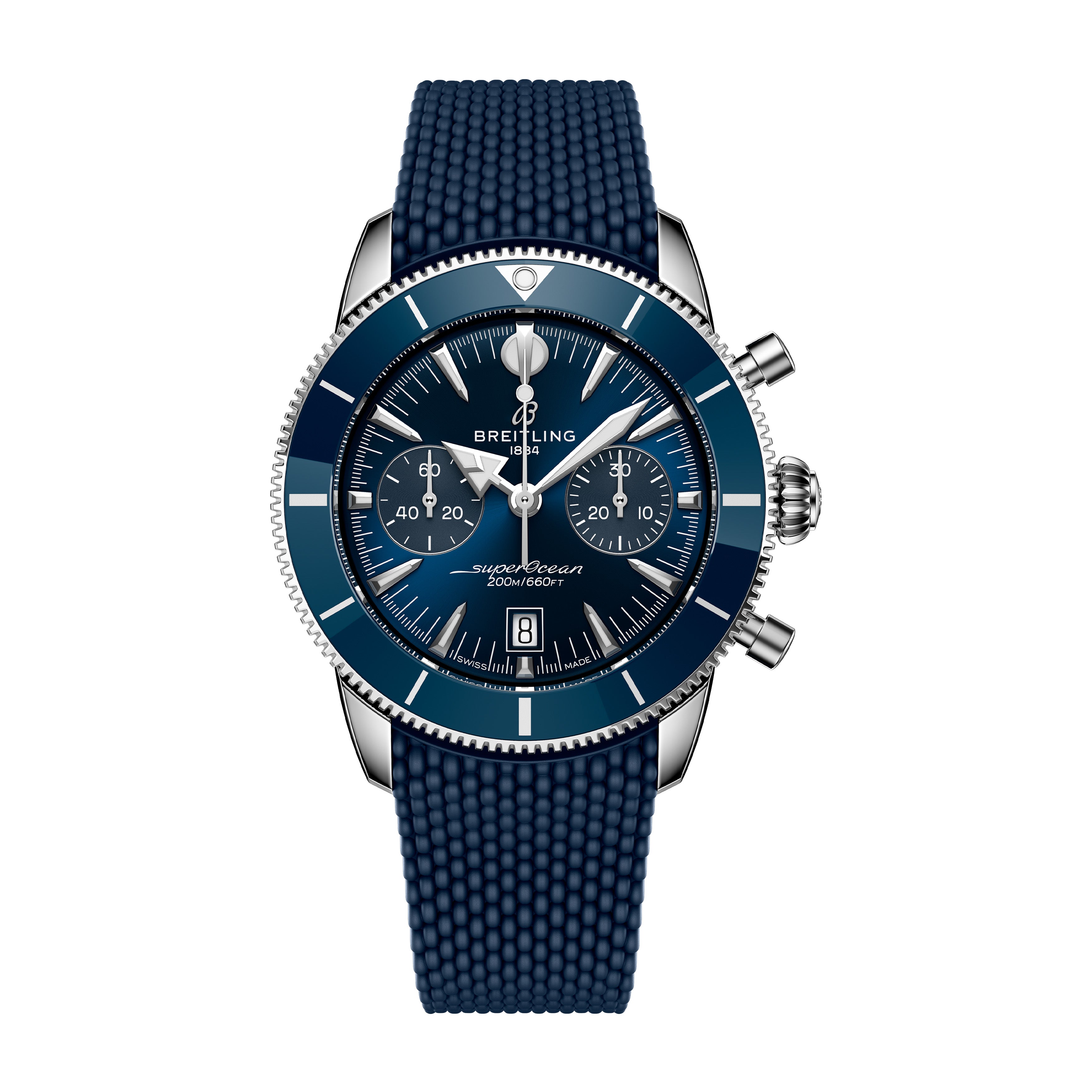 Breitling Superocean Heritage B01 Chronograph Watch, 42mm Blue Dial, AB0156161C1S1