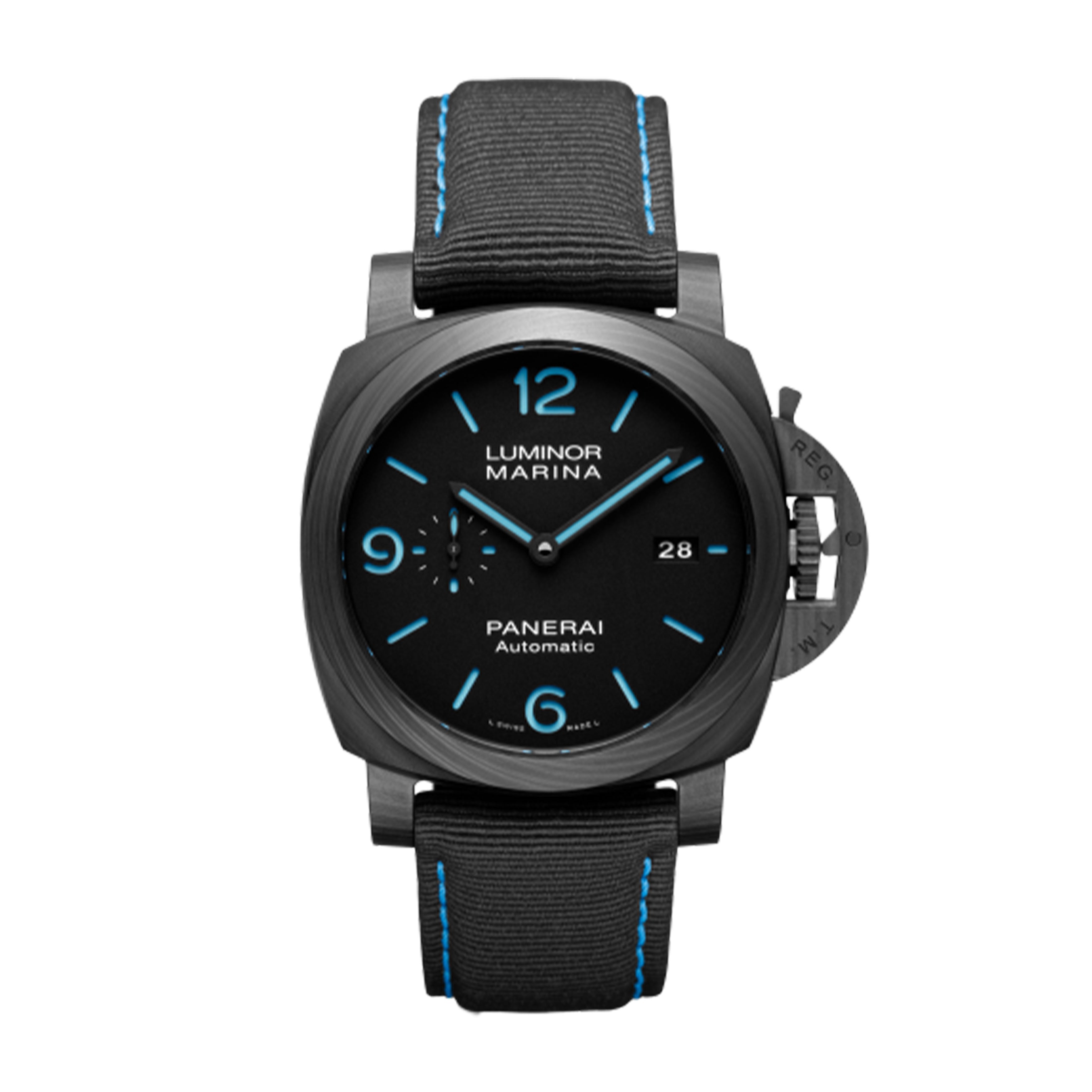 Panerai Luminor Marina Carbotech Watch, 44mm Black Dial, PAM02661