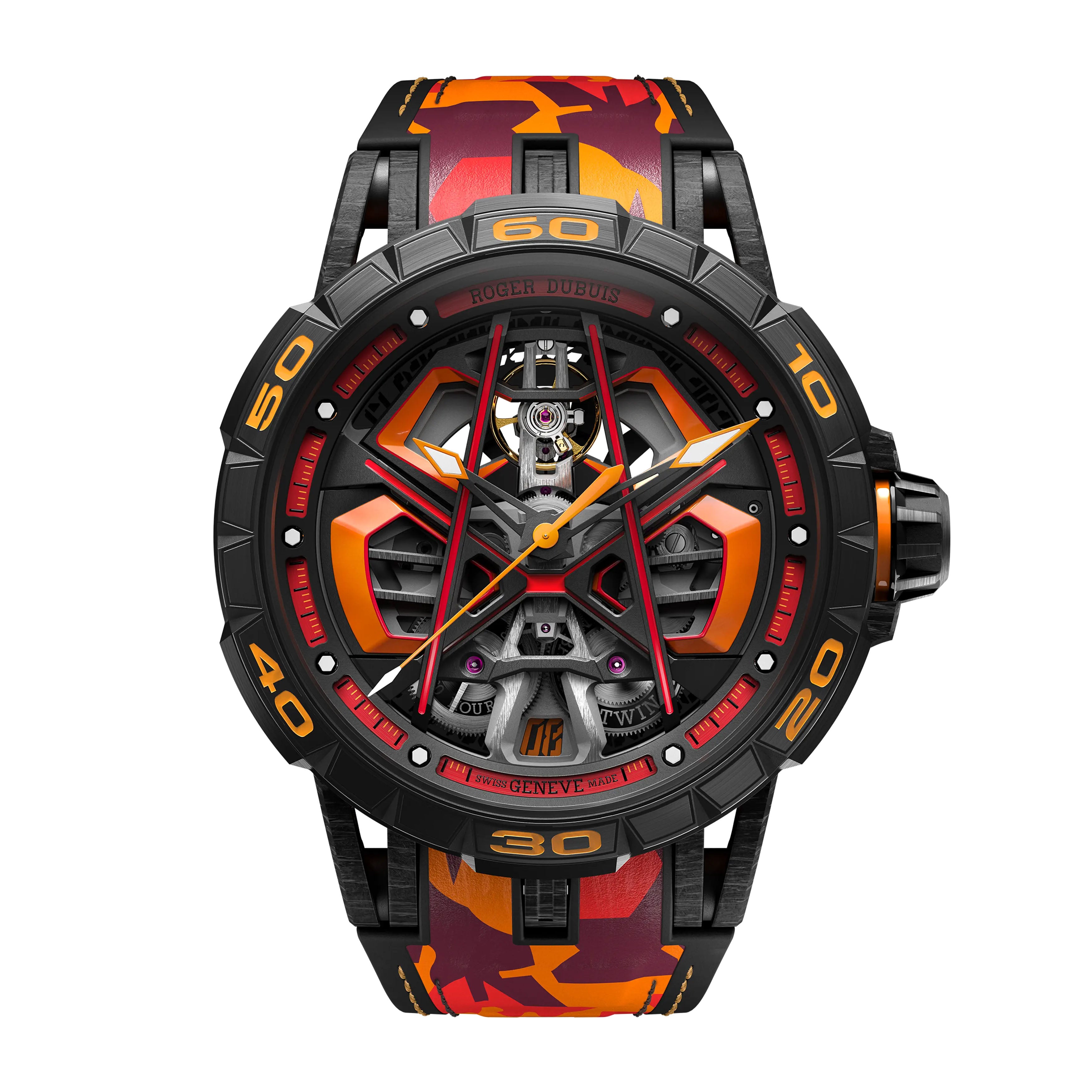 Roger Dubuis Excalibur Spider Huracan Sterrato MB Watch, 45mm Skeleton Dial, DBEX1033