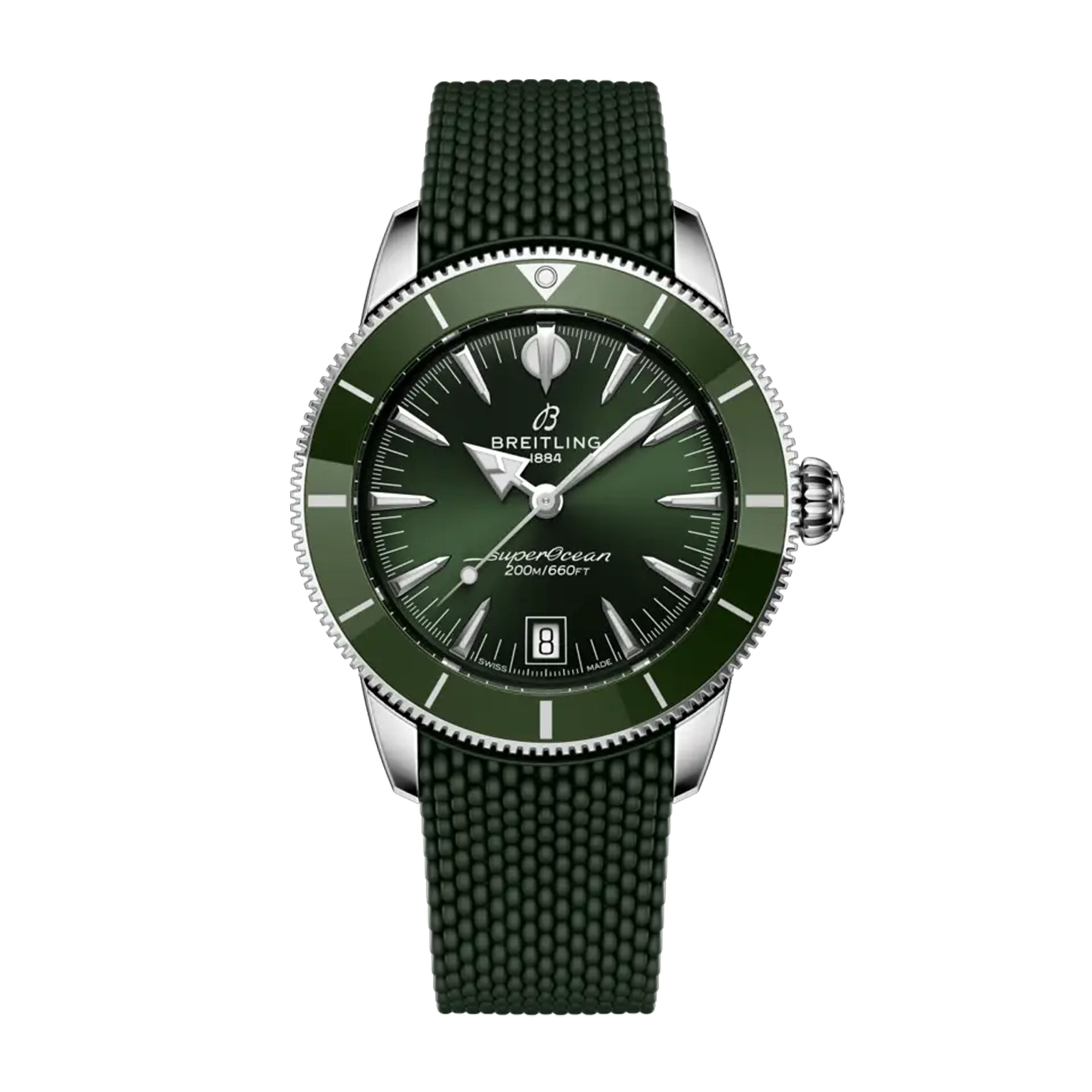 Breitling Superocean Heritage B31 Automatic 40 Watch, 40mm Green Dial, AB3110361L1S1