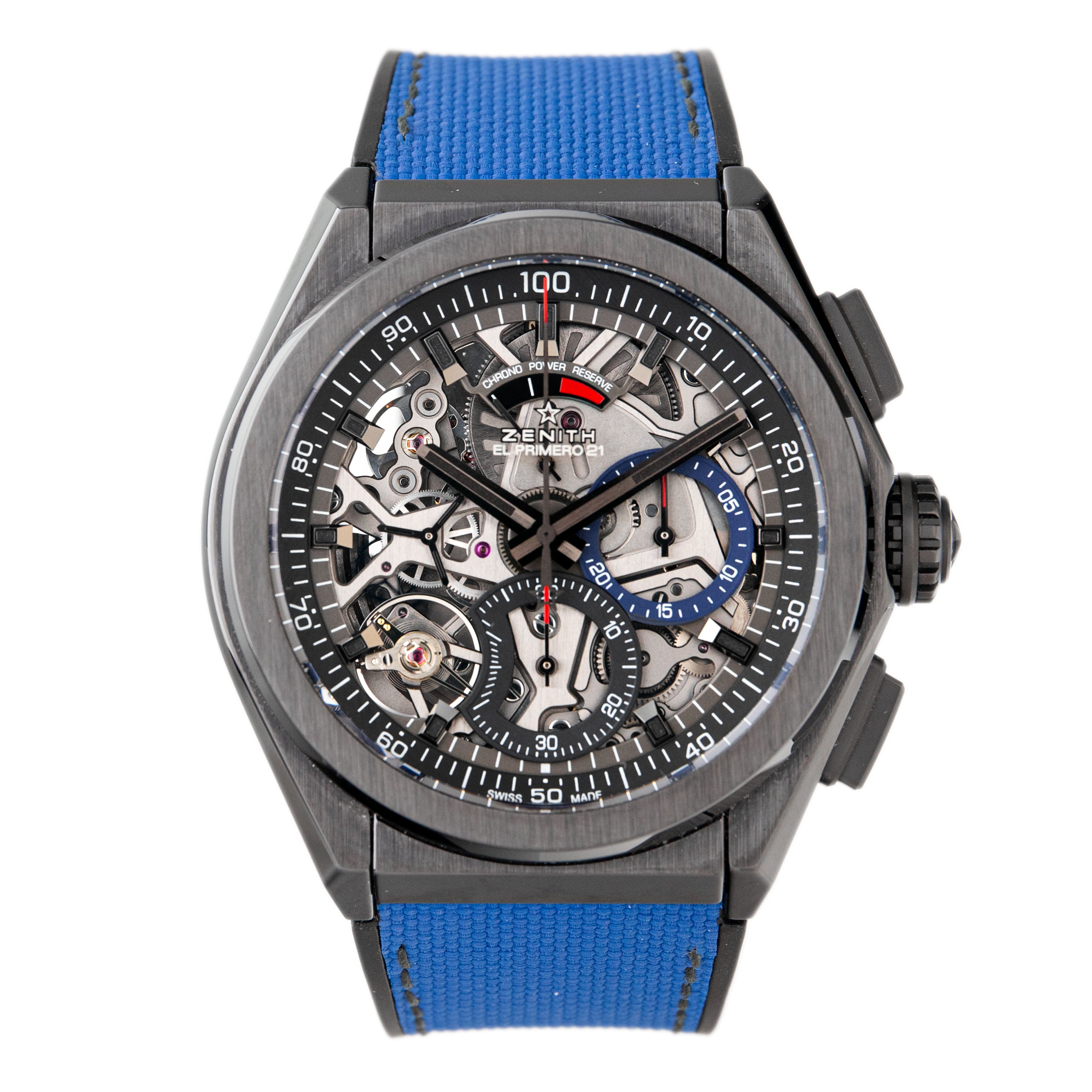 Zenith Defy El Primero 21 Ceramic Skeleton 44mm 49.9000.9004/78.R782 Full Set