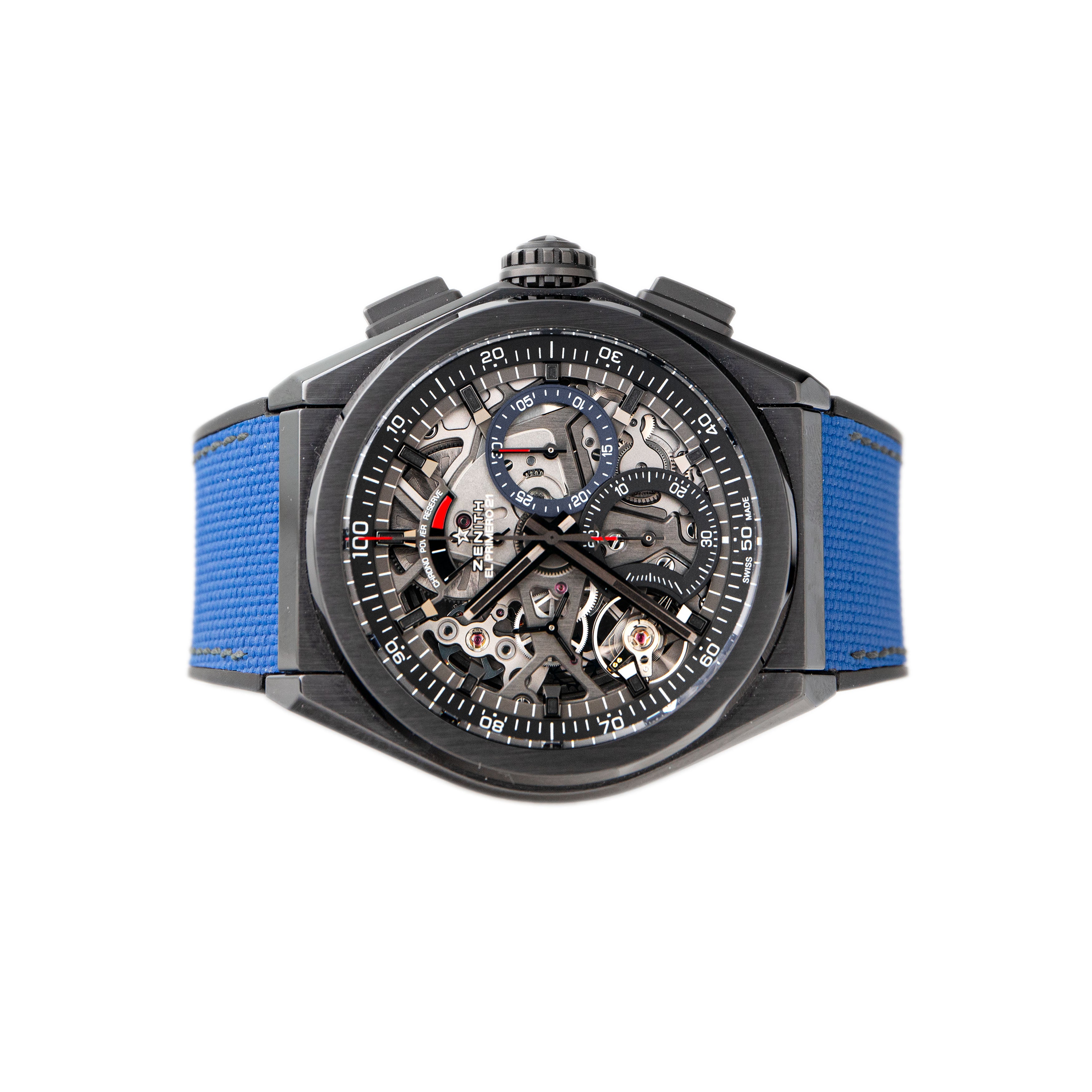 Zenith Defy El Primero 21 Ceramic Skeleton 44mm 49.9000.9004/78.R782 Full Set