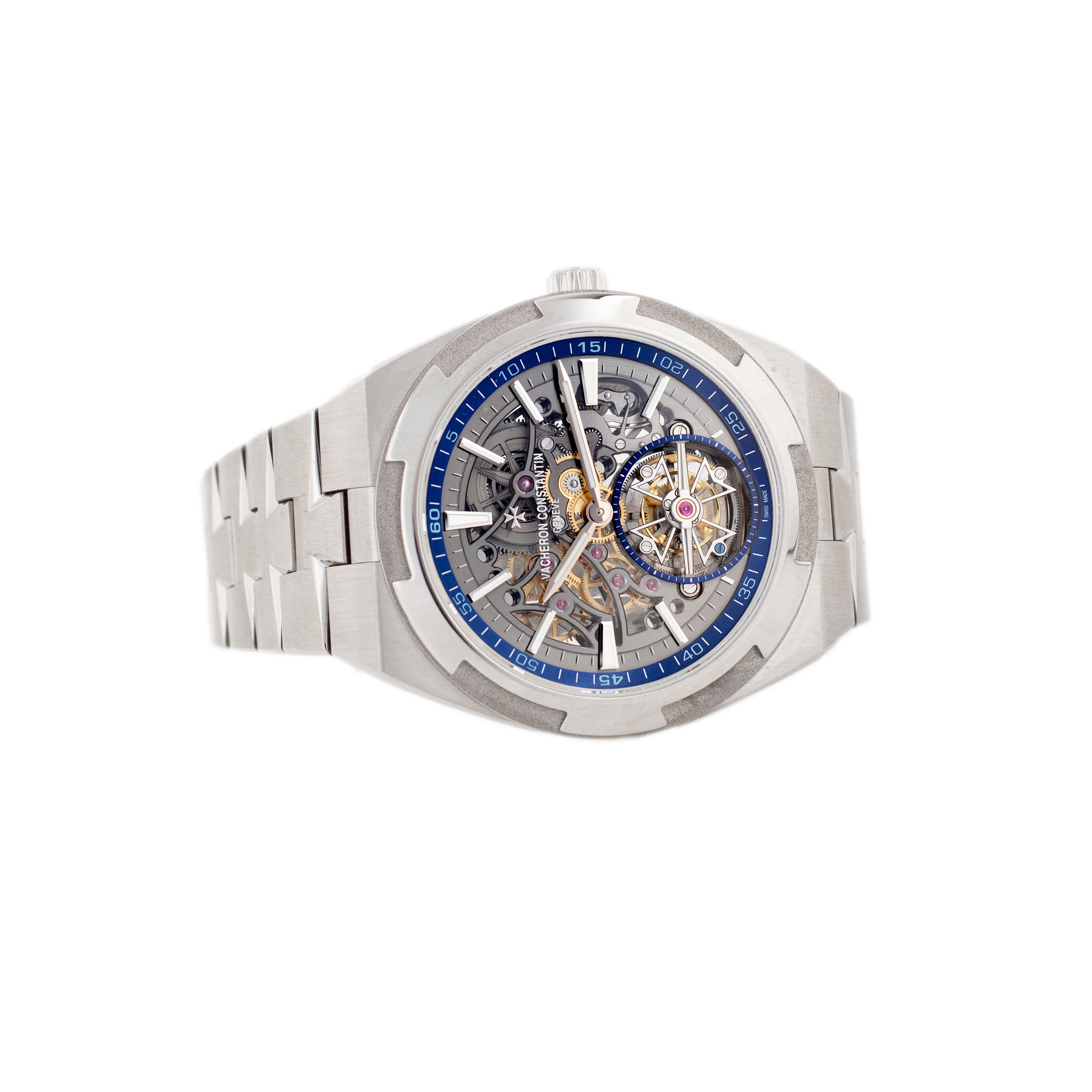 Vacheron Constantin Overseas Tourbillon Skeleton Titanium Skeleton Dial 42.5mm 6000V/210T-B935 Full Set