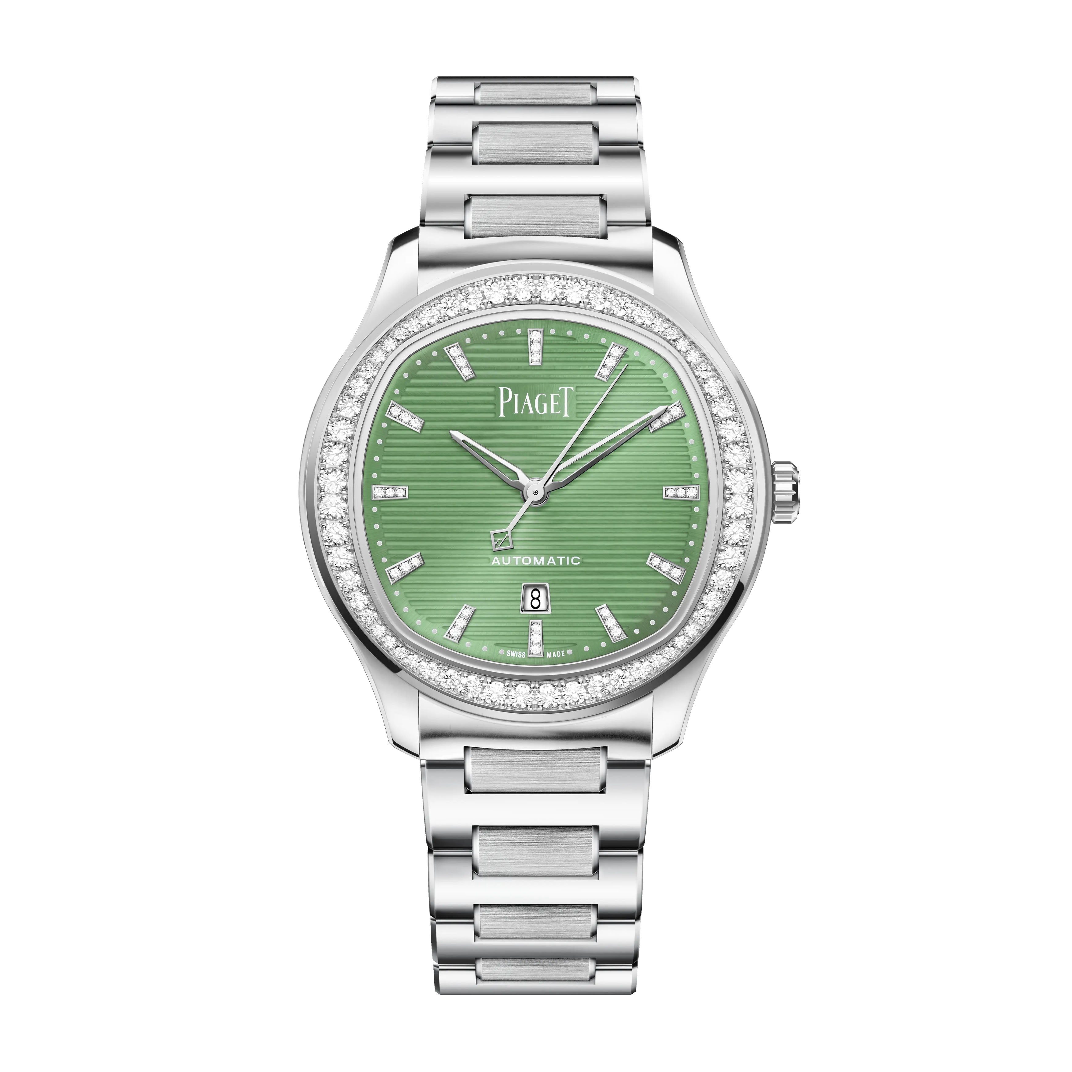 Piaget Polo Date Watch, 36mm Green Dial, G0A50022