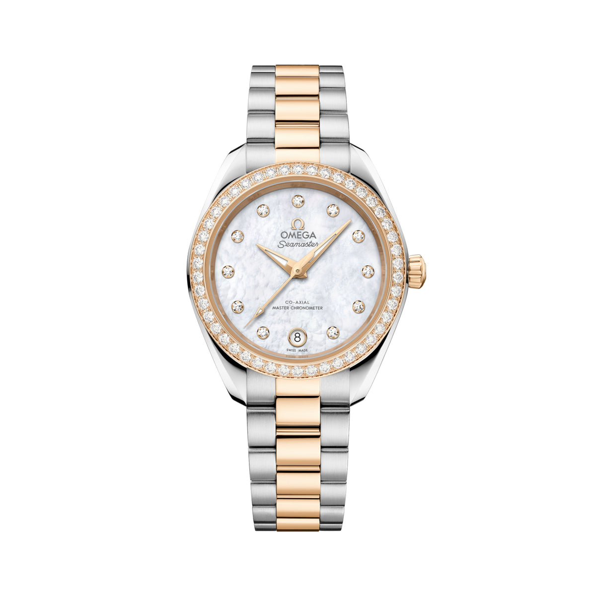 Omega Seamaster Aqua Terra 150M Watch, 30mm Mother of Pearl Dial, 220.25.30.20.55.001