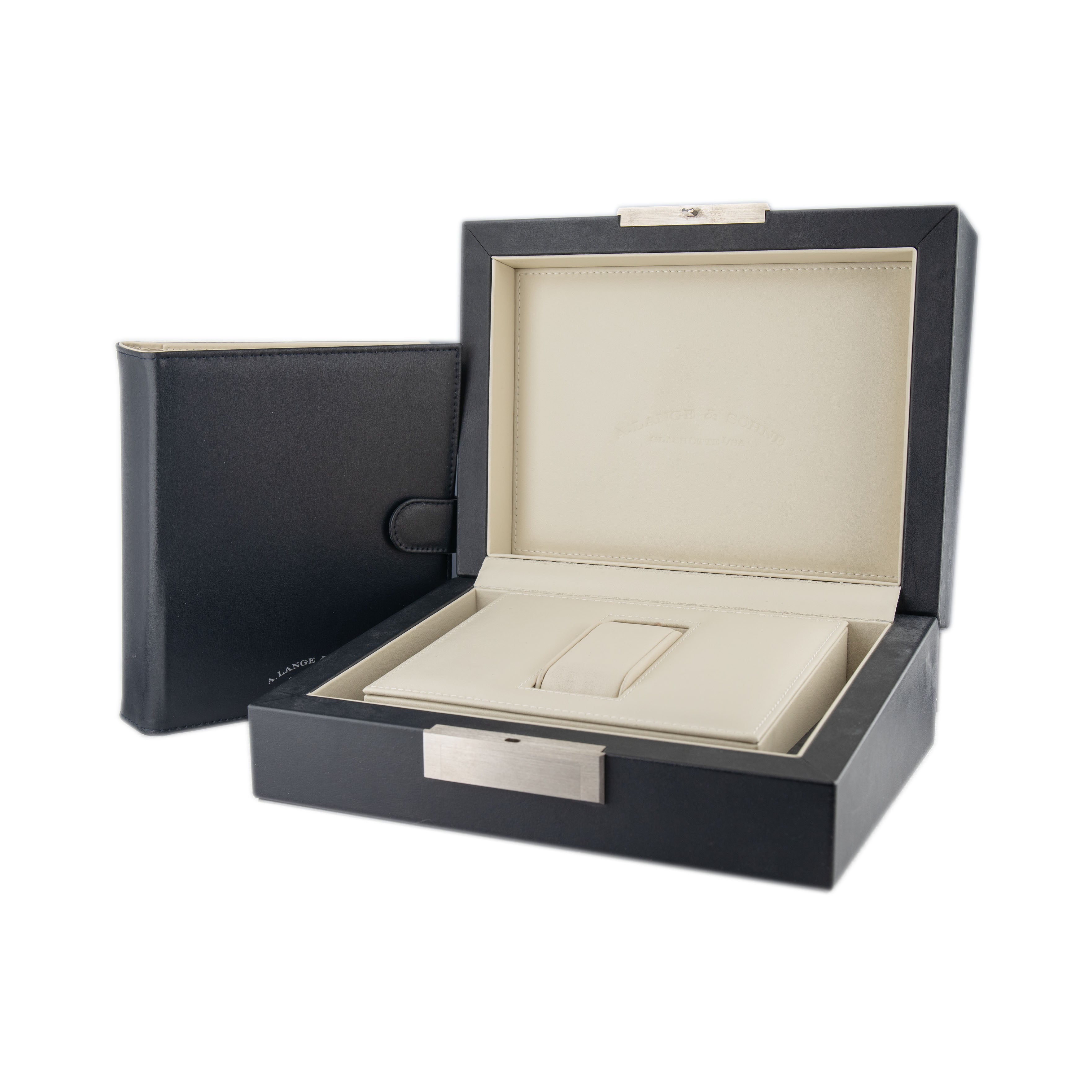 A. Lange & Sohne Datograph Up/Down Rose Gold Black Dial 41mm 405.031 Full Set