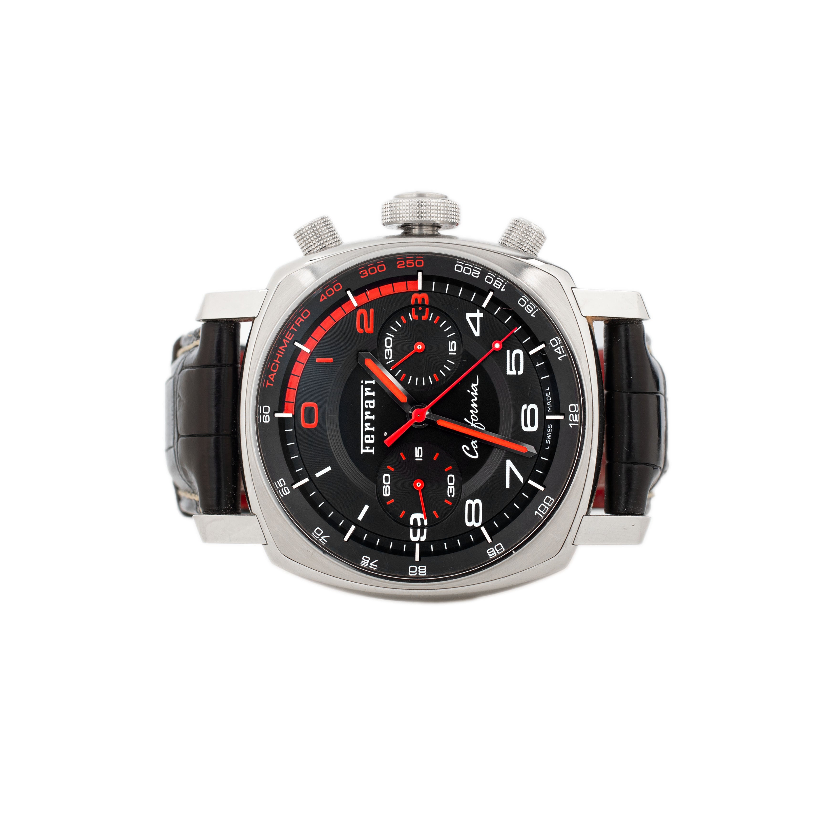 Panerai Ferrari California Flyback Chronograph Stainless Steel Black Dial 45mm FER00030 Full Set