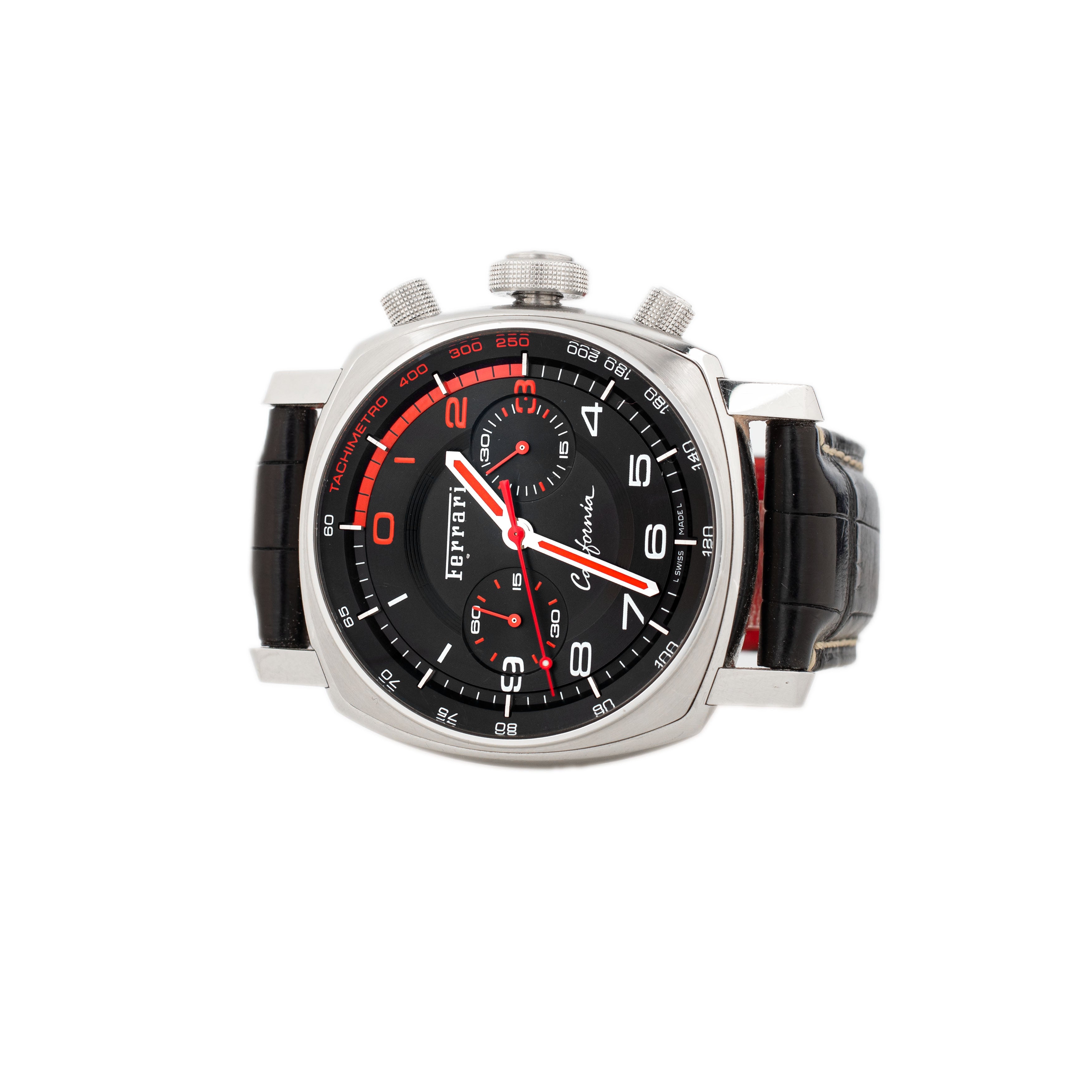 Panerai Ferrari California Flyback Chronograph Stainless Steel Black Dial 45mm FER00030 Full Set