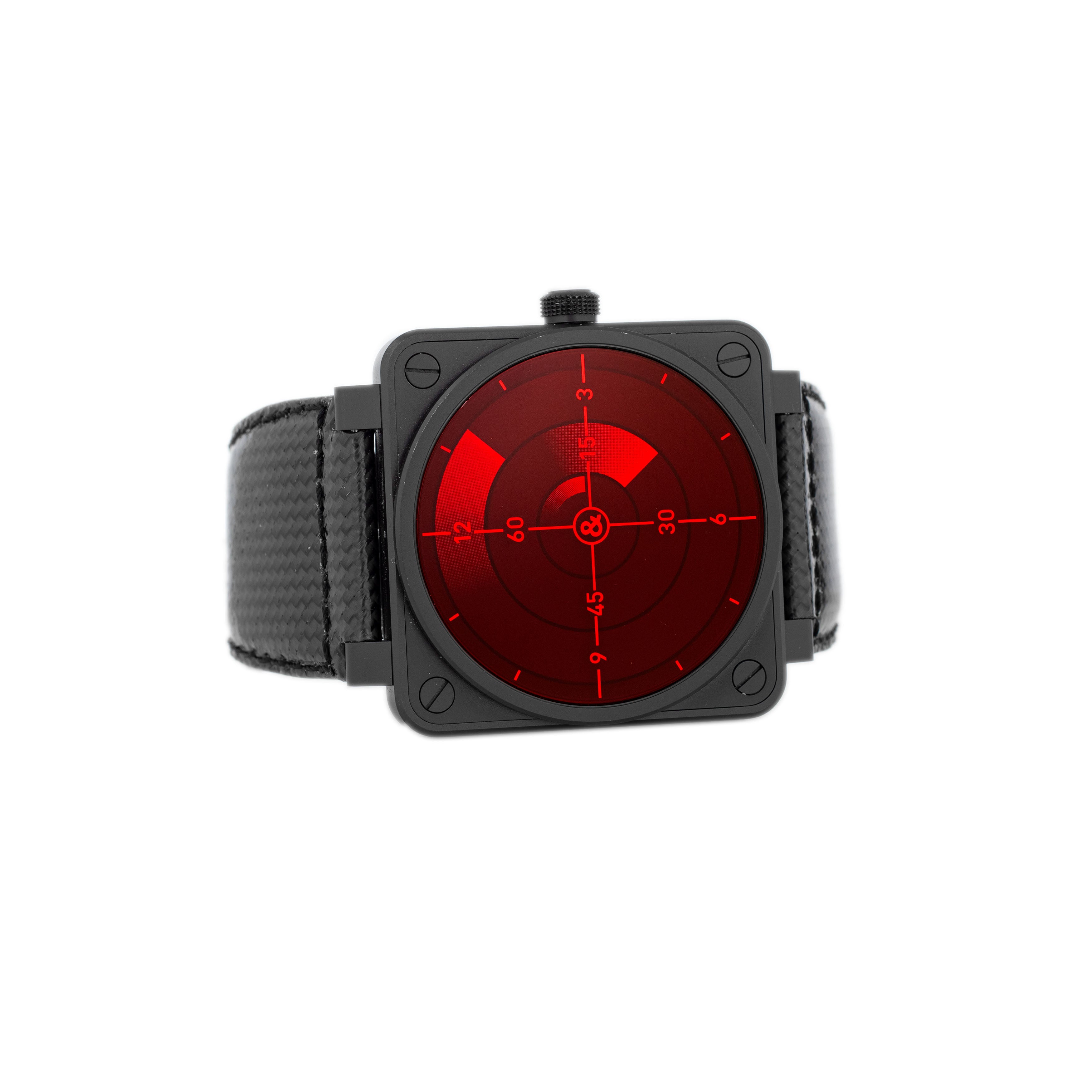 Bell & Ross BR 01-92 Red Radar Stainless Steel Red Dial 46mm BR01-92-SRR Full Set