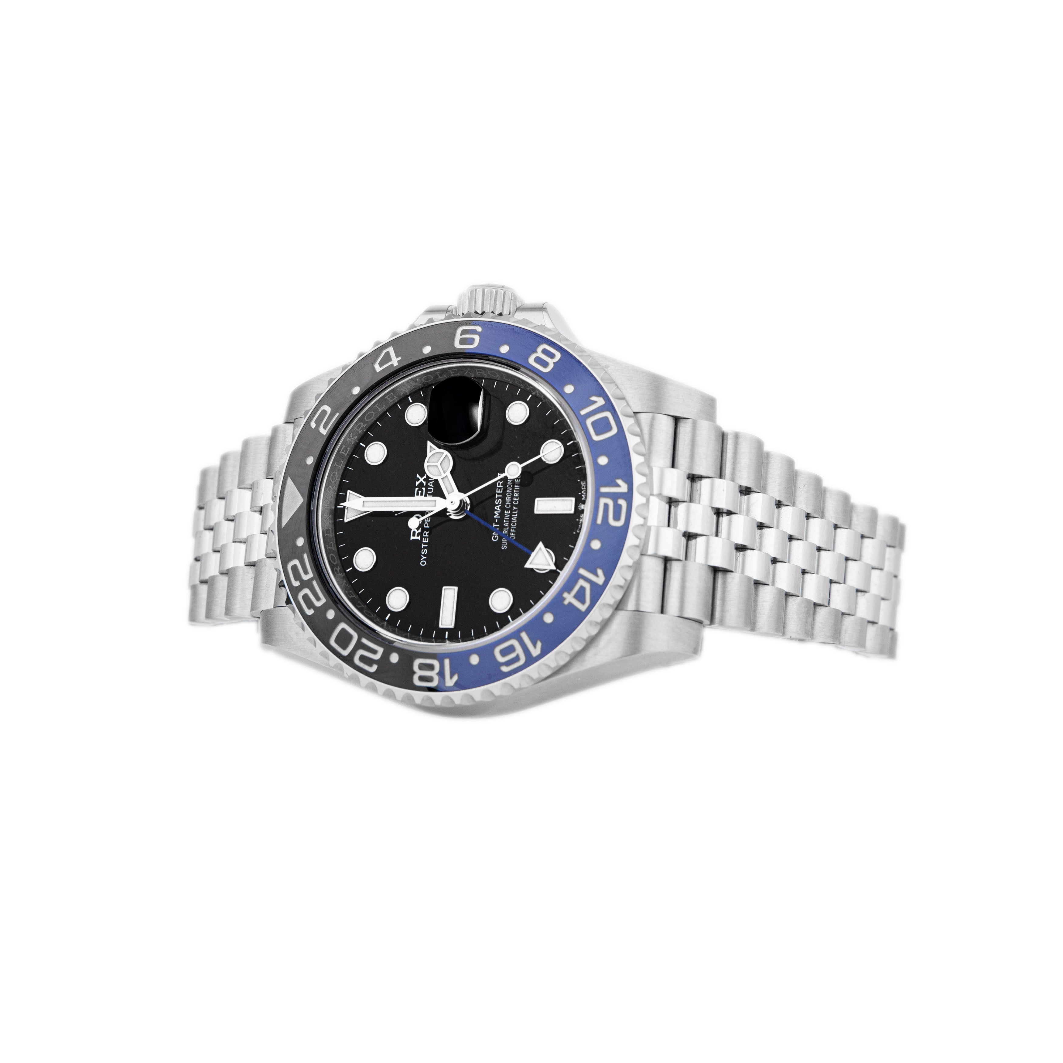 Rolex GMT-Master II Batgirl Stainless Steel Black Dial 40mm 126710BLNR