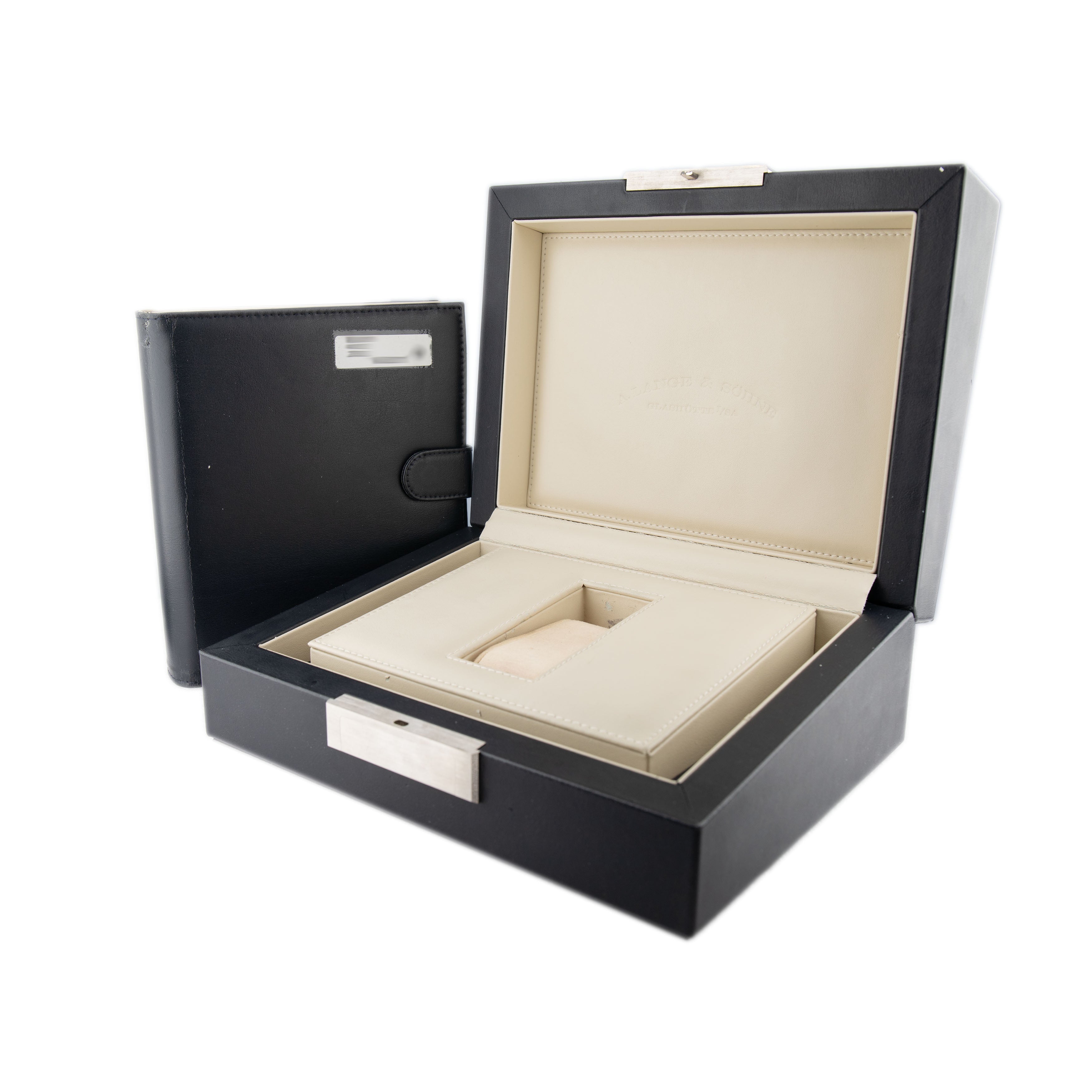 A. Lange & Sohne Datograph Up/Down Platinum Black Dial 41mm 405.035 Full Set